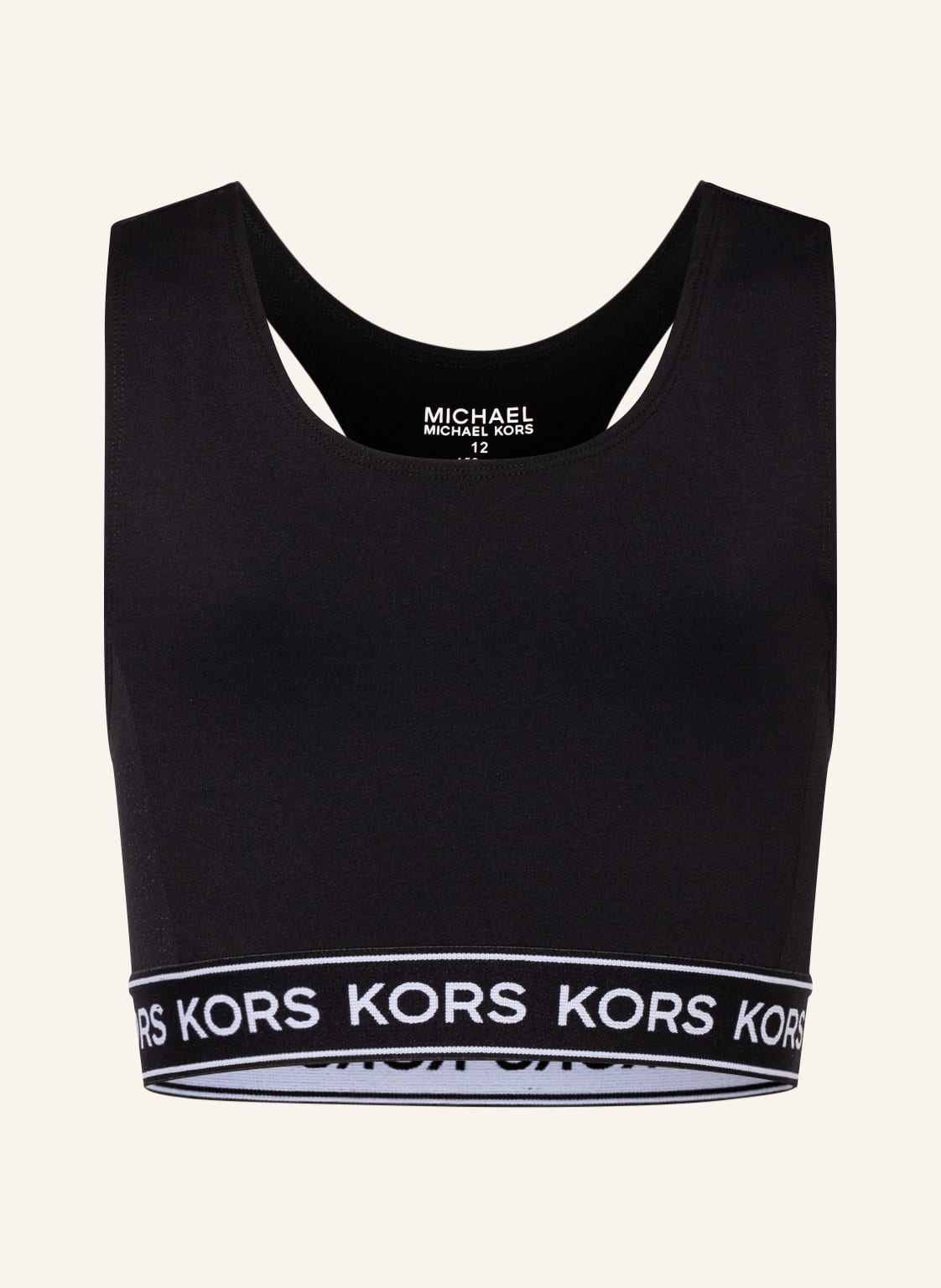 Image of Michael Kors Cropped-Top schwarz