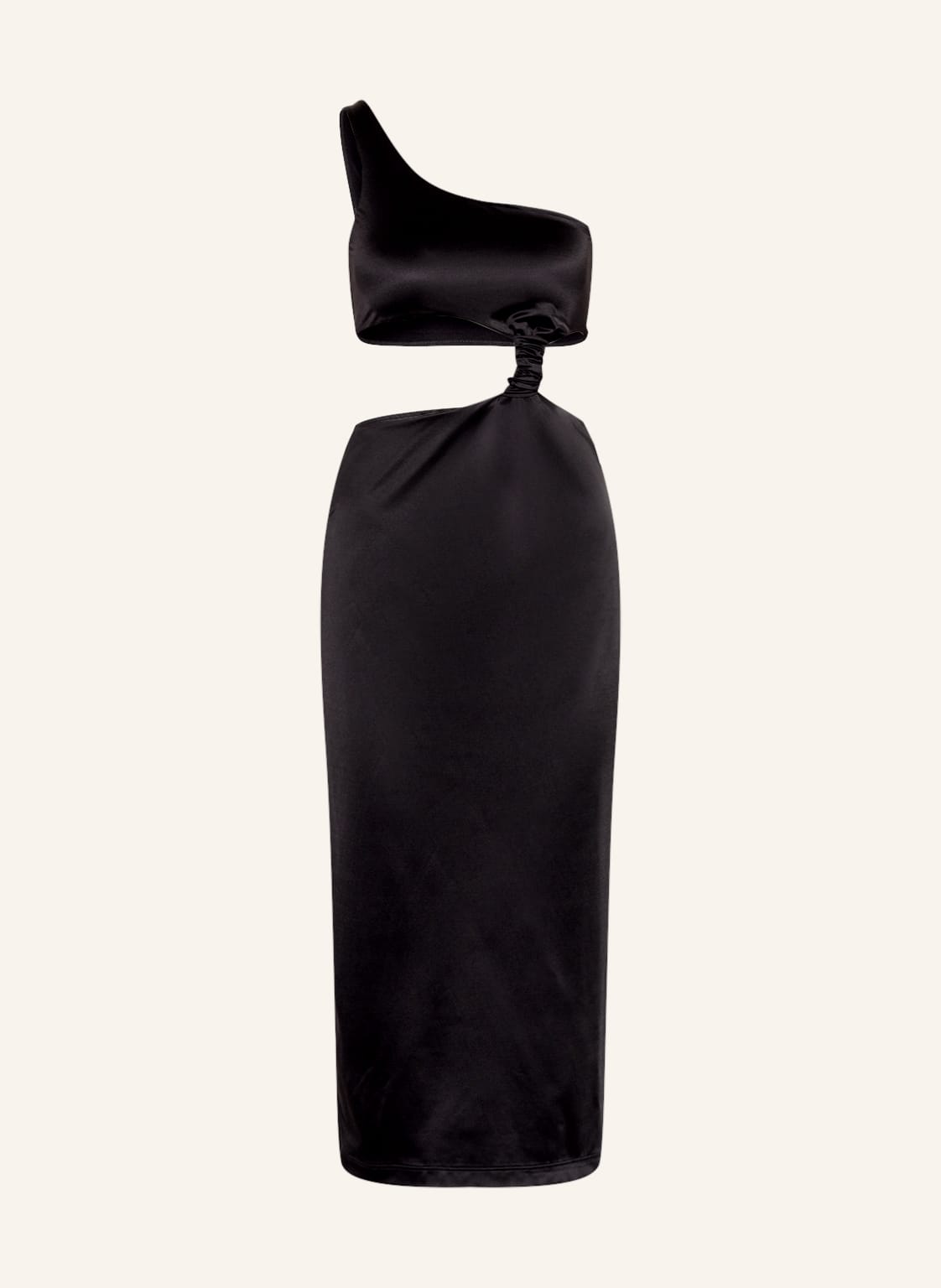 Versace One-Shoulder-Kleid Mit Cut-Outs schwarz