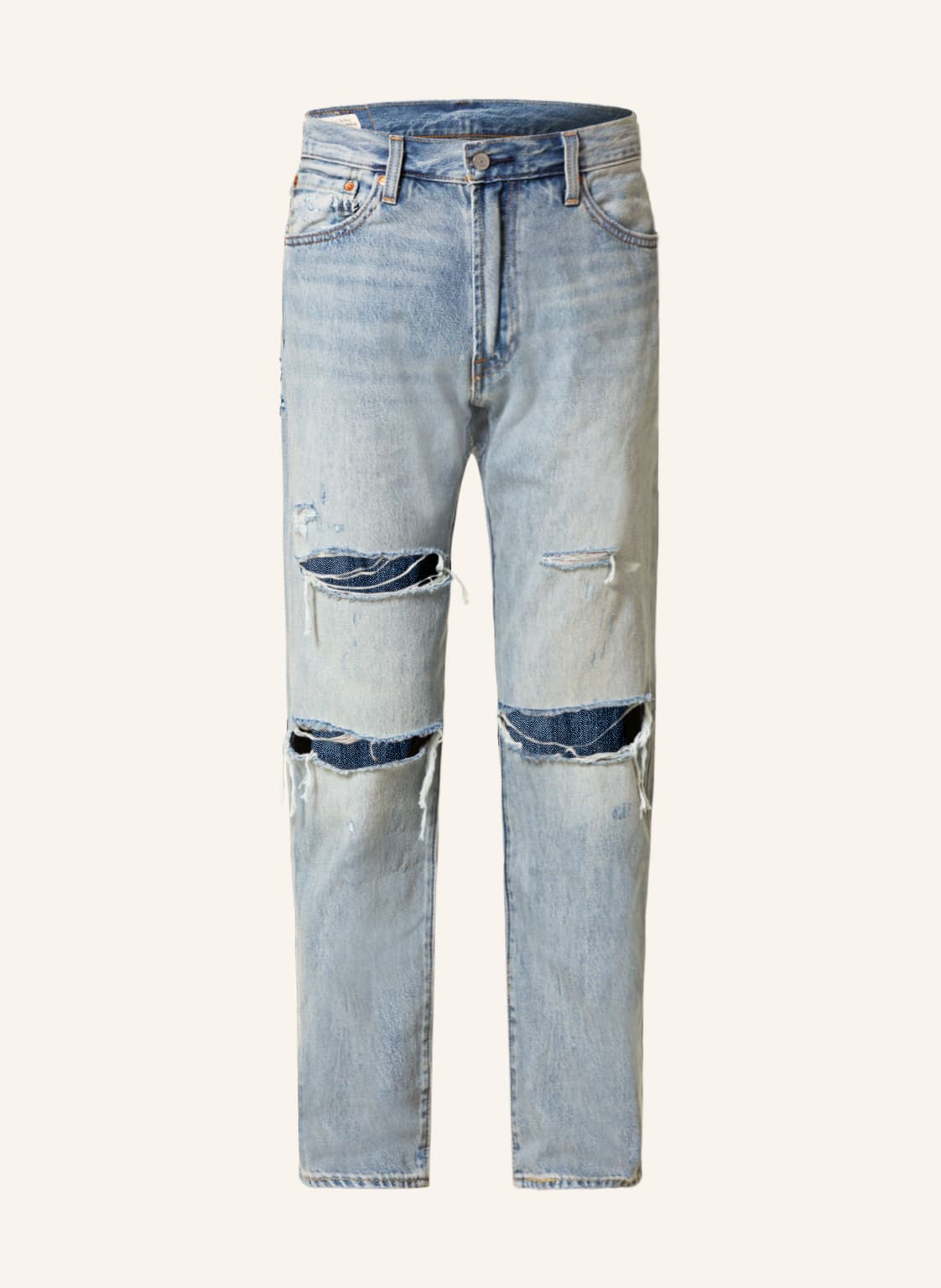 Image of Levi's® Destroyed Jeans 551z Straight Fit blau
