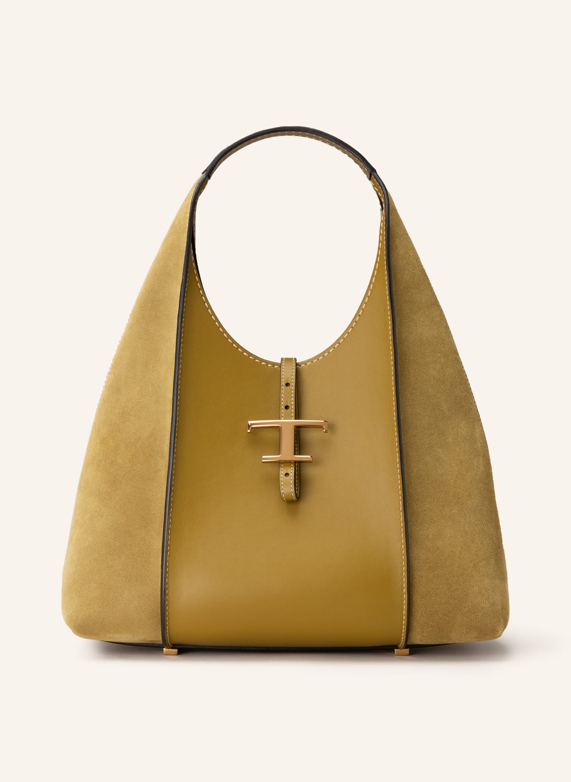 Image of Tod's Hobo-Bag Mit Pouch beige