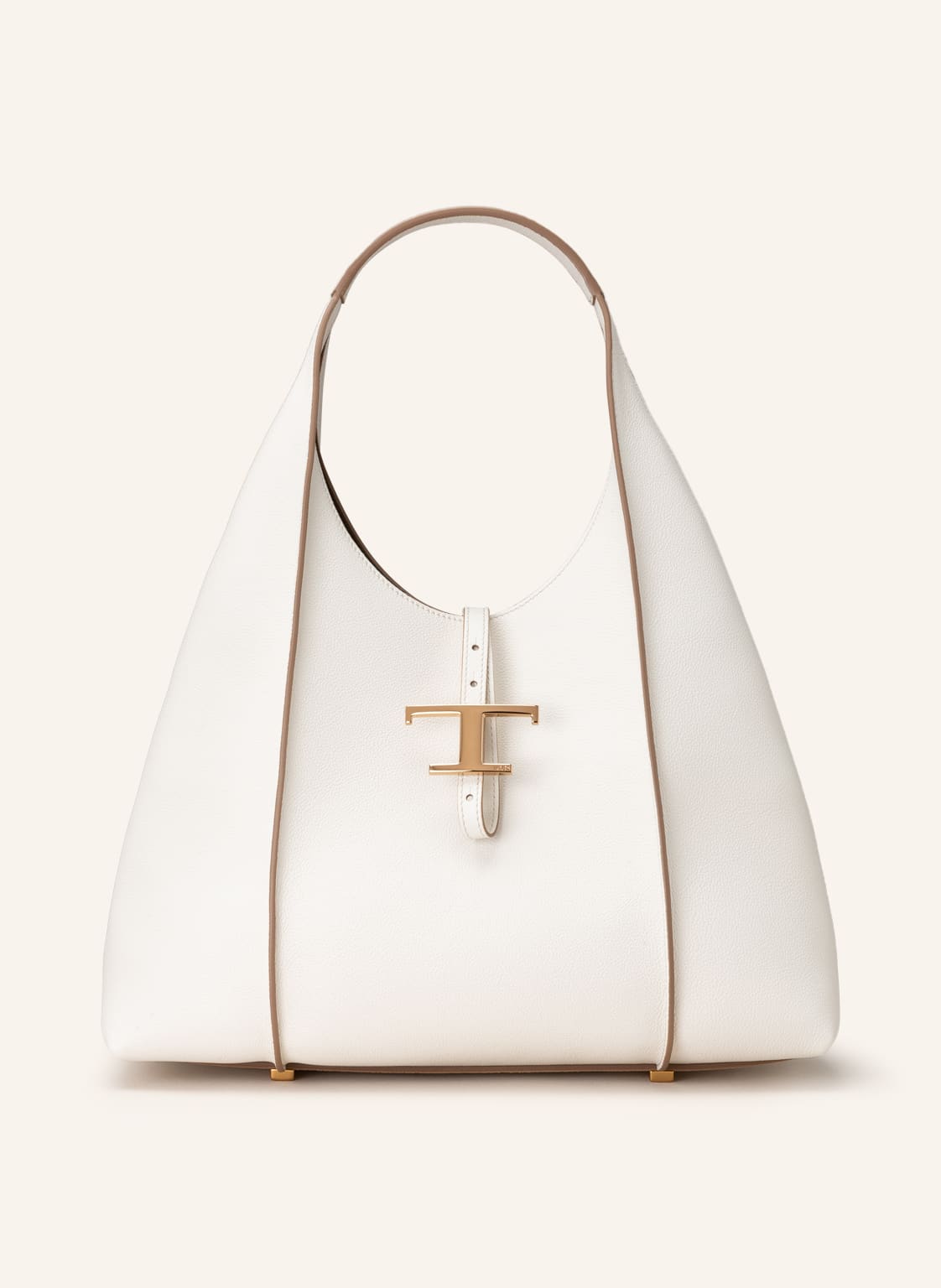 Image of Tod's Hobo-Bag Timeless Mit Pouch weiss