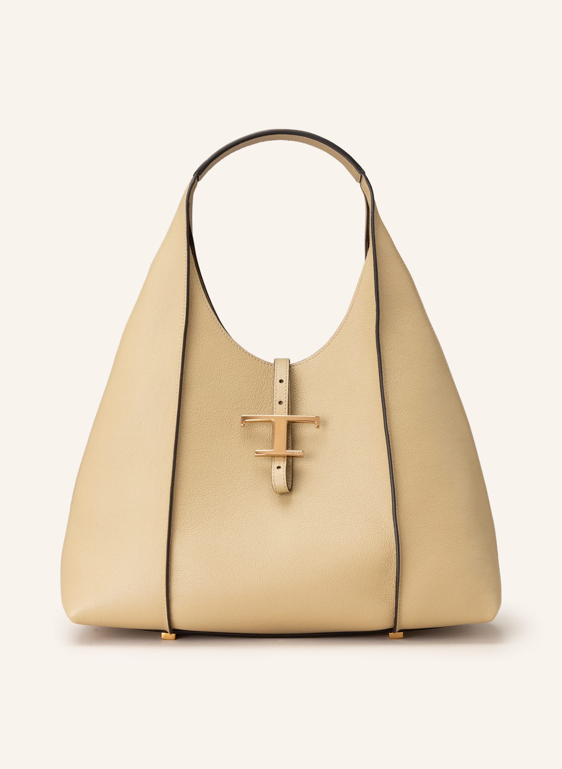 Image of Tod's Hobo-Bag Timeless Mit Pouch beige