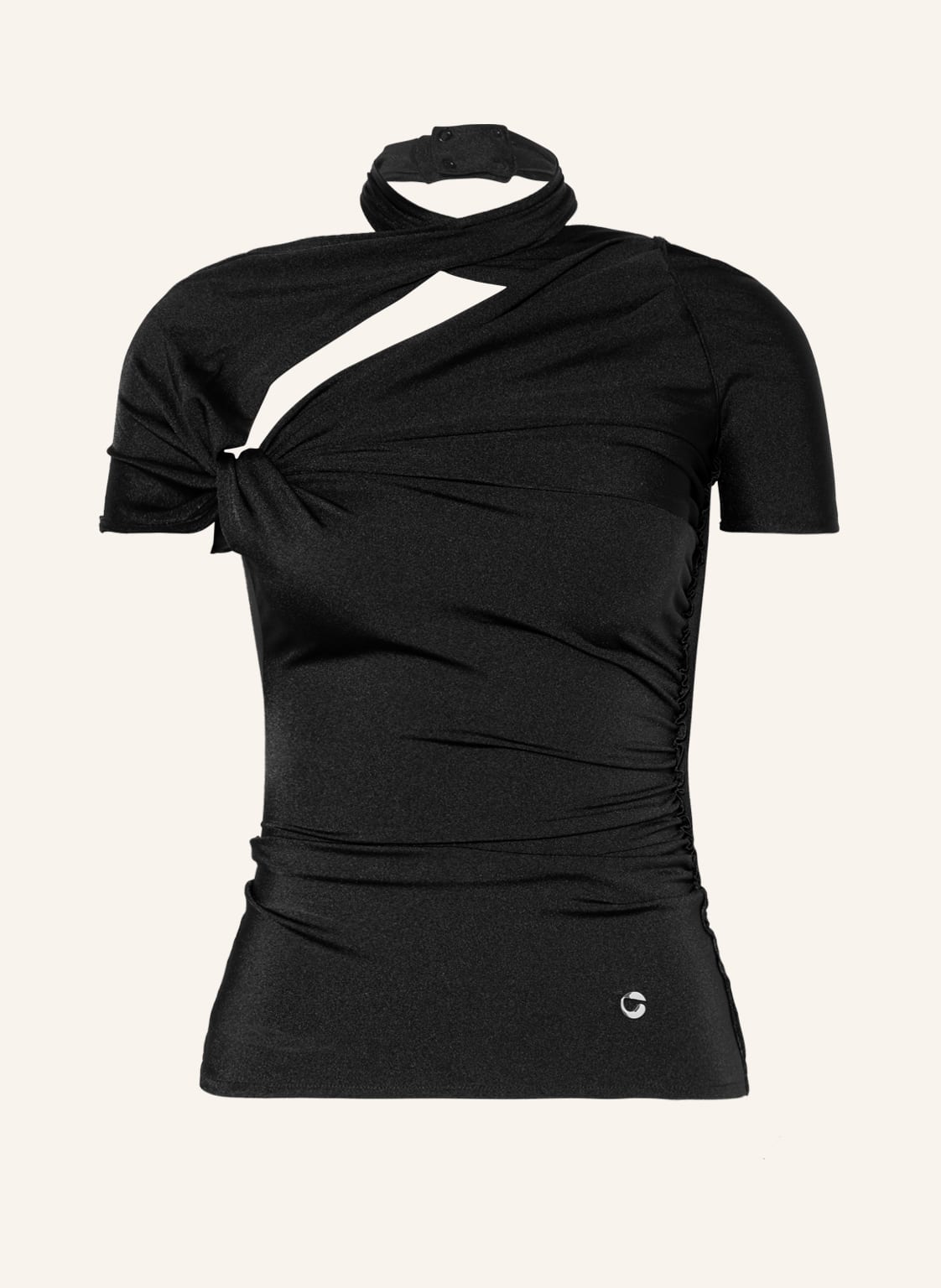 Image of Coperni T-Shirt Mit Cut-Out schwarz