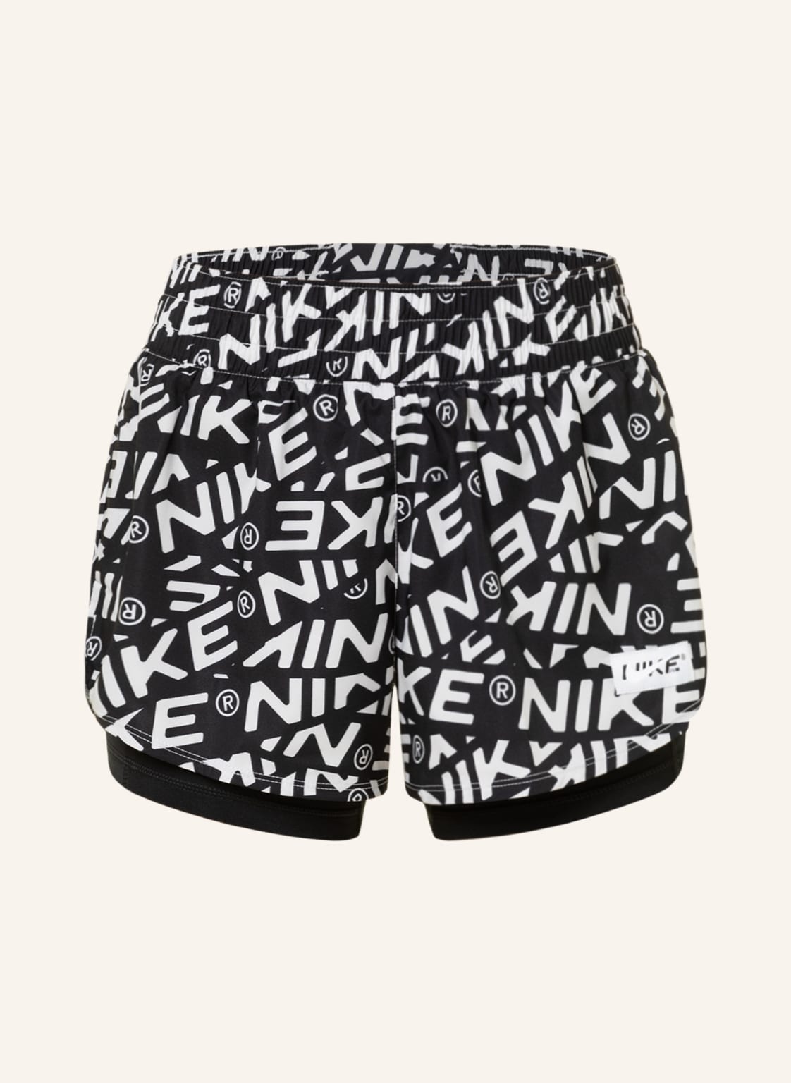 Image of Nike 2-In-1-Trainingsshorts One Dri-Fit schwarz