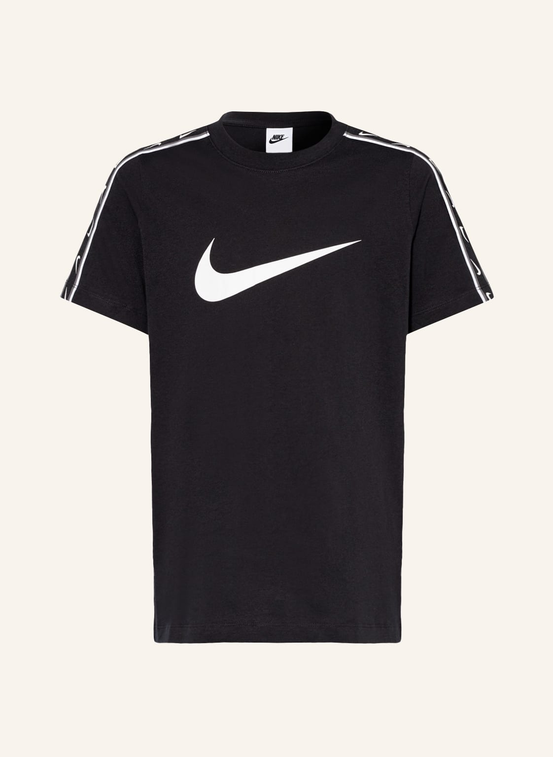 Image of Nike T-Shirt Mit Galonstreifen schwarz