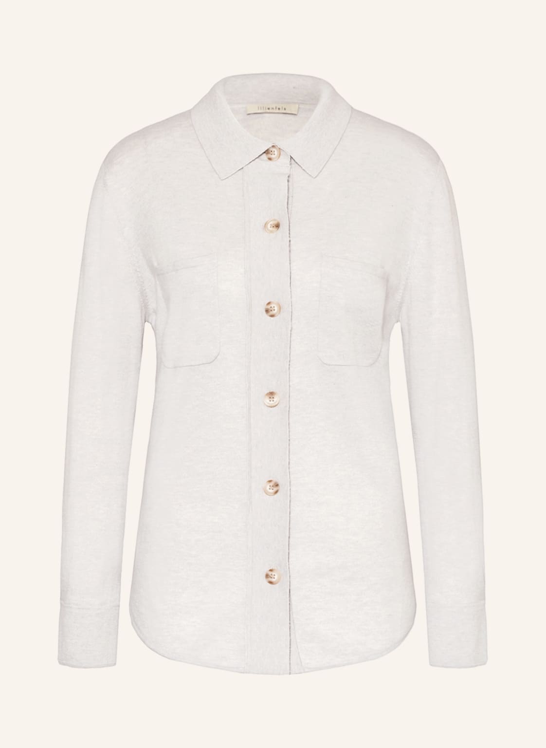 Image of Lilienfels Strickjacke Mit Cashmere grau