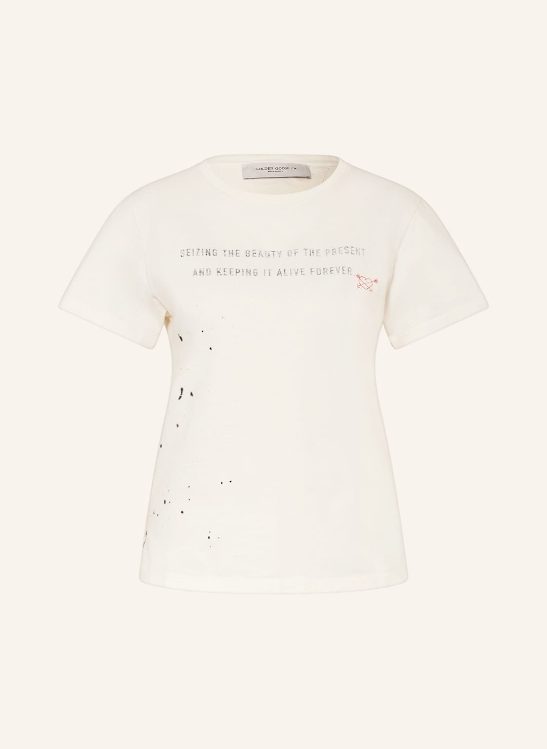 Image of Golden Goose T-Shirt Journey weiss