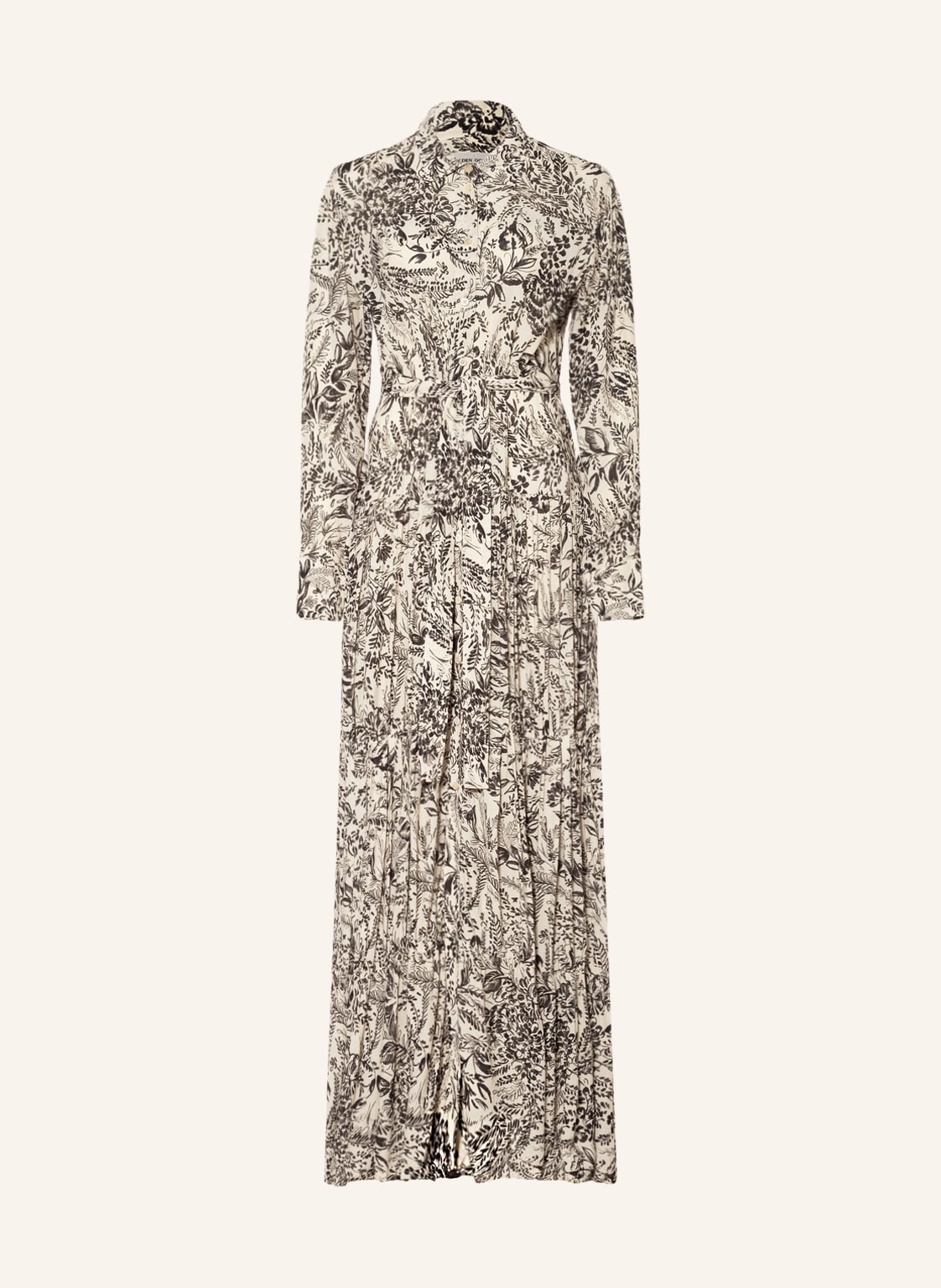 Image of Golden Goose Hemdblusenkleid Journey schwarz