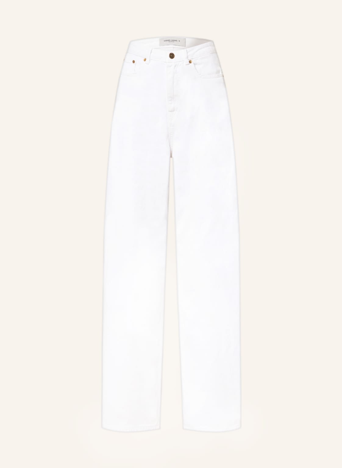 Image of Golden Goose Flared Jeans weiss
