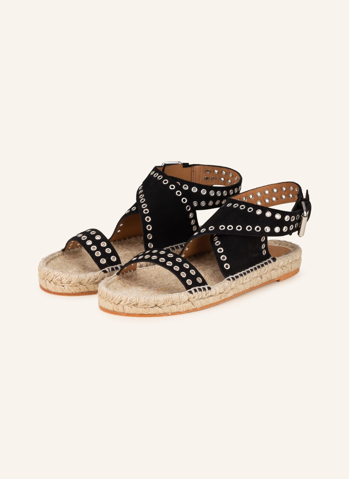 Image of Isabel Marant Sandalen Illya Mit Nieten schwarz