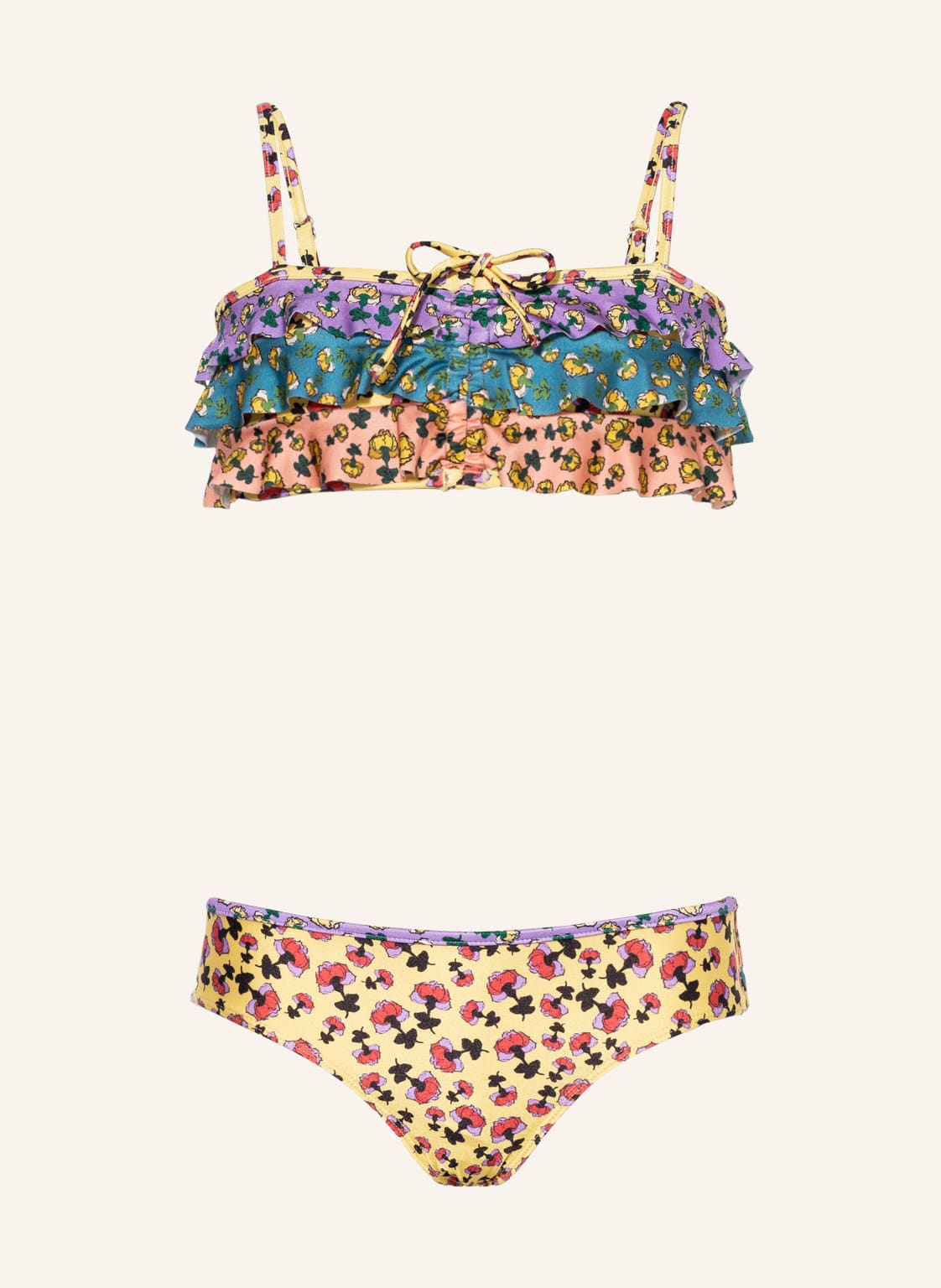 Image of Zimmermann Bustier-Bikini Tiggy beige