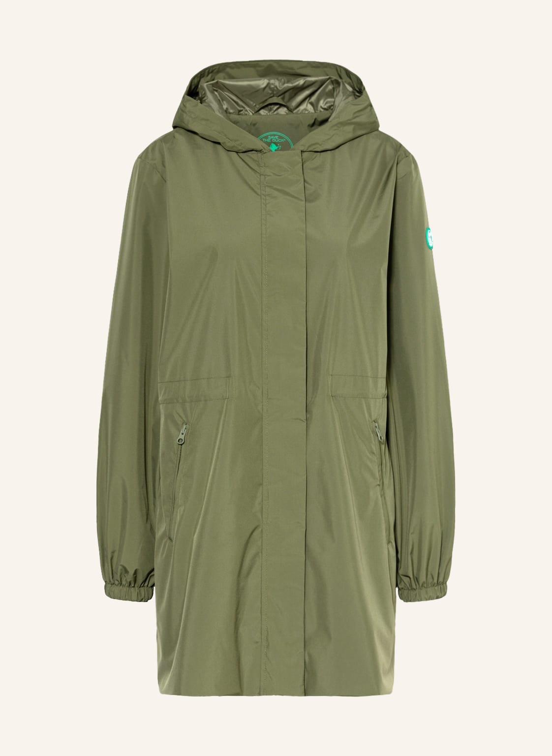 Image of Save The Duck Parka Wind Fleur gruen