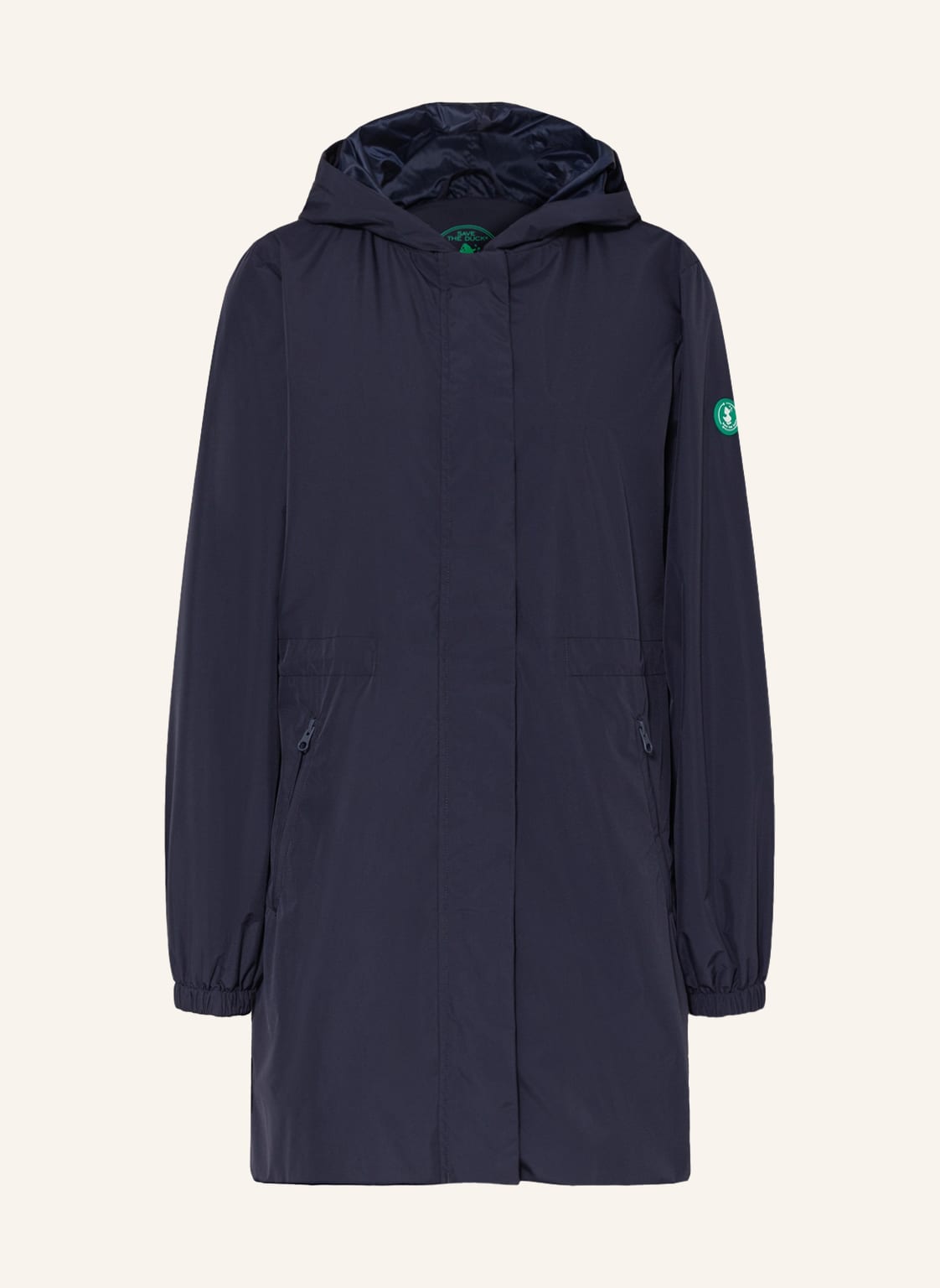 Image of Save The Duck Parka Wind Fleur blau