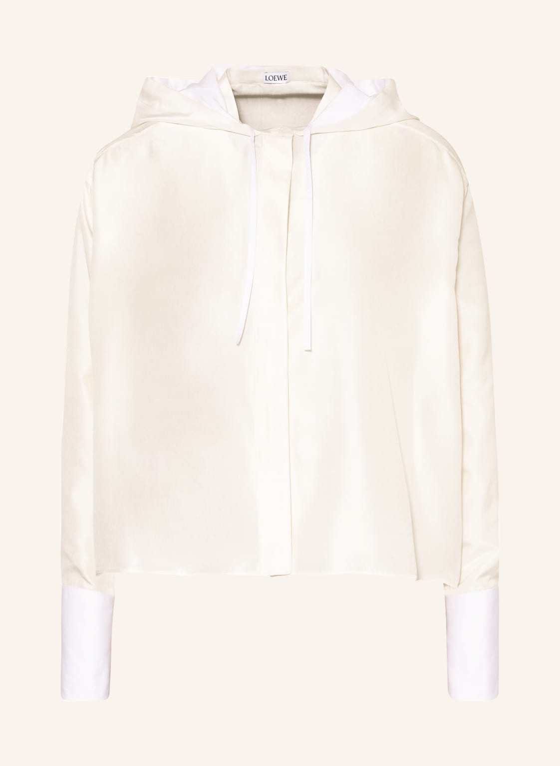 Image of Loewe Blusenshirt Aus Seide weiss