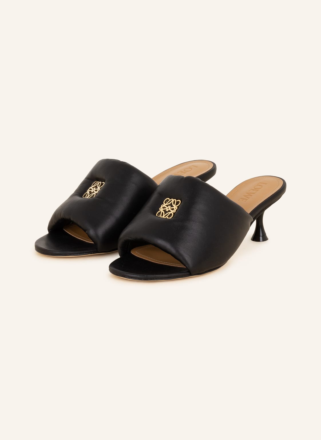 Image of Loewe Mules Anagram schwarz