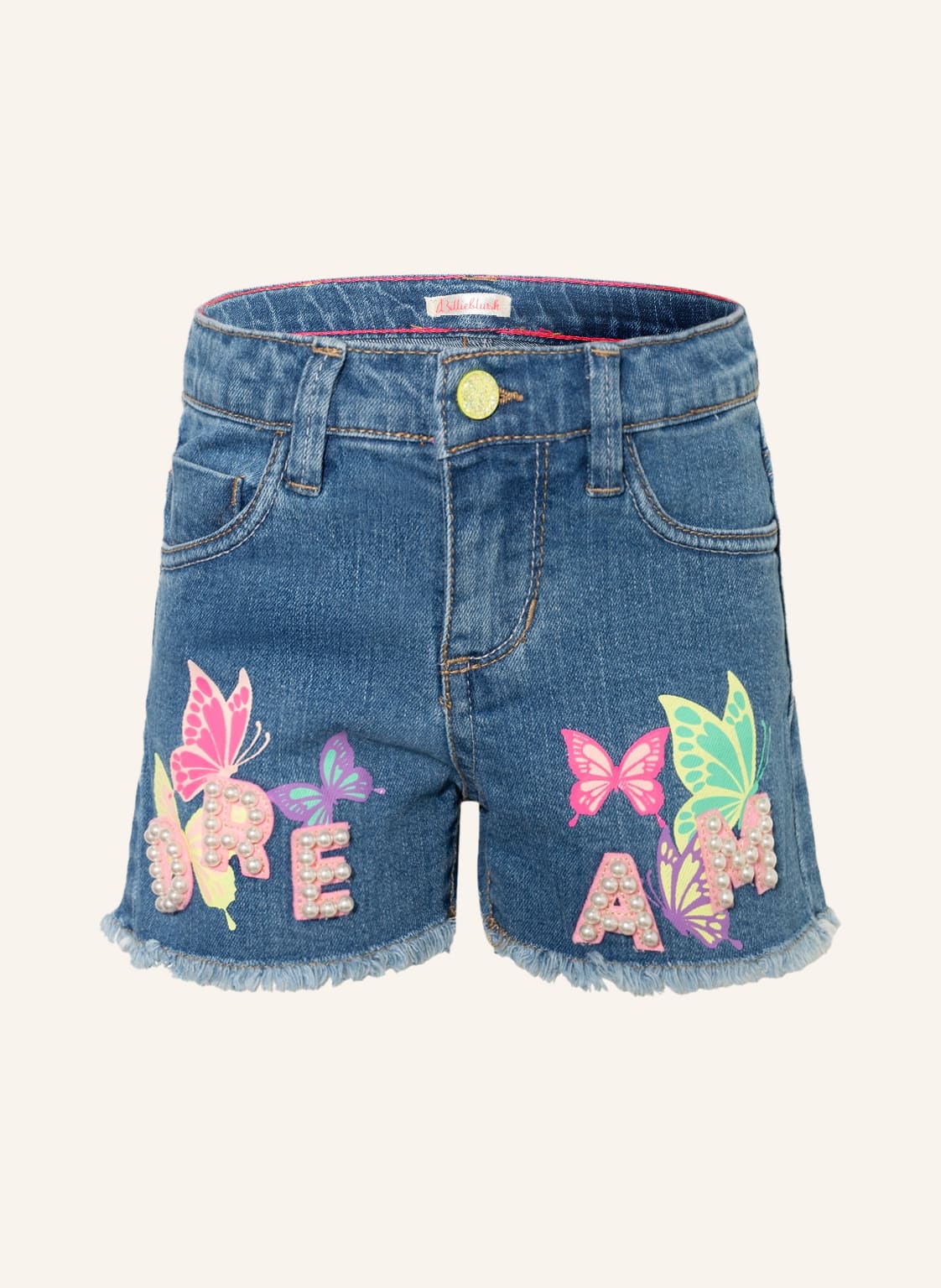 Image of Billieblush Jeansshorts Mit Perlen blau