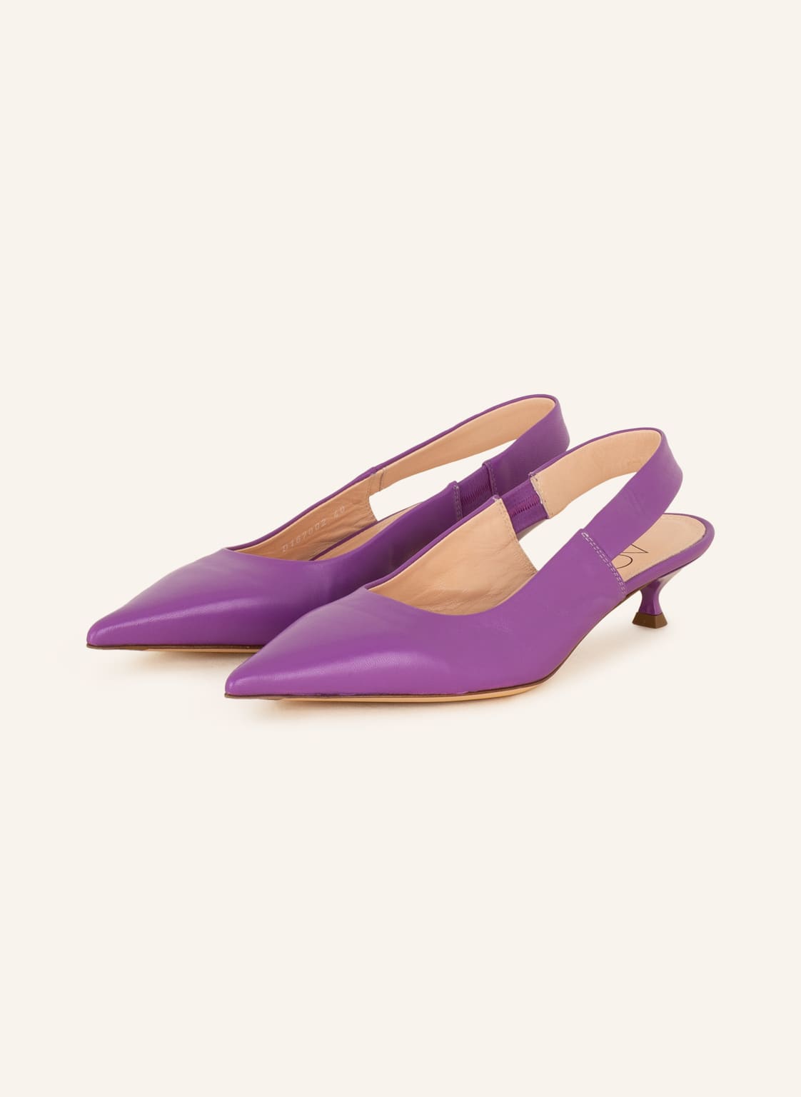 Image of Agl Slingpumps Lenor violett