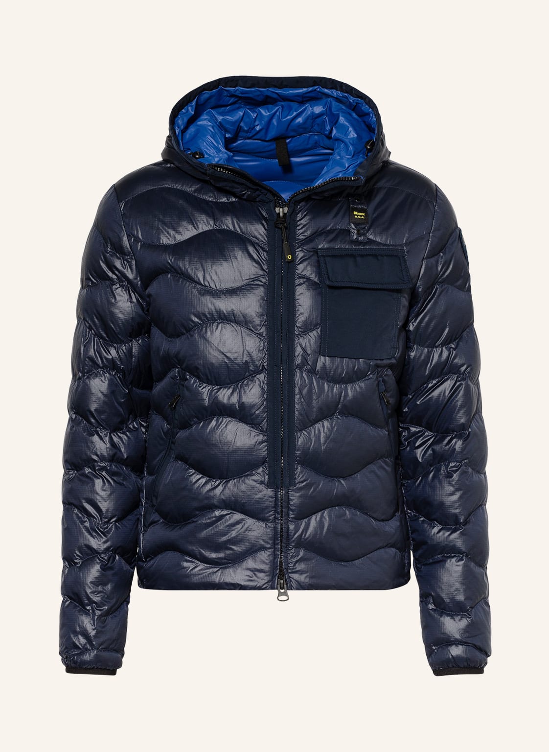 Image of Blauer Steppjacke blau