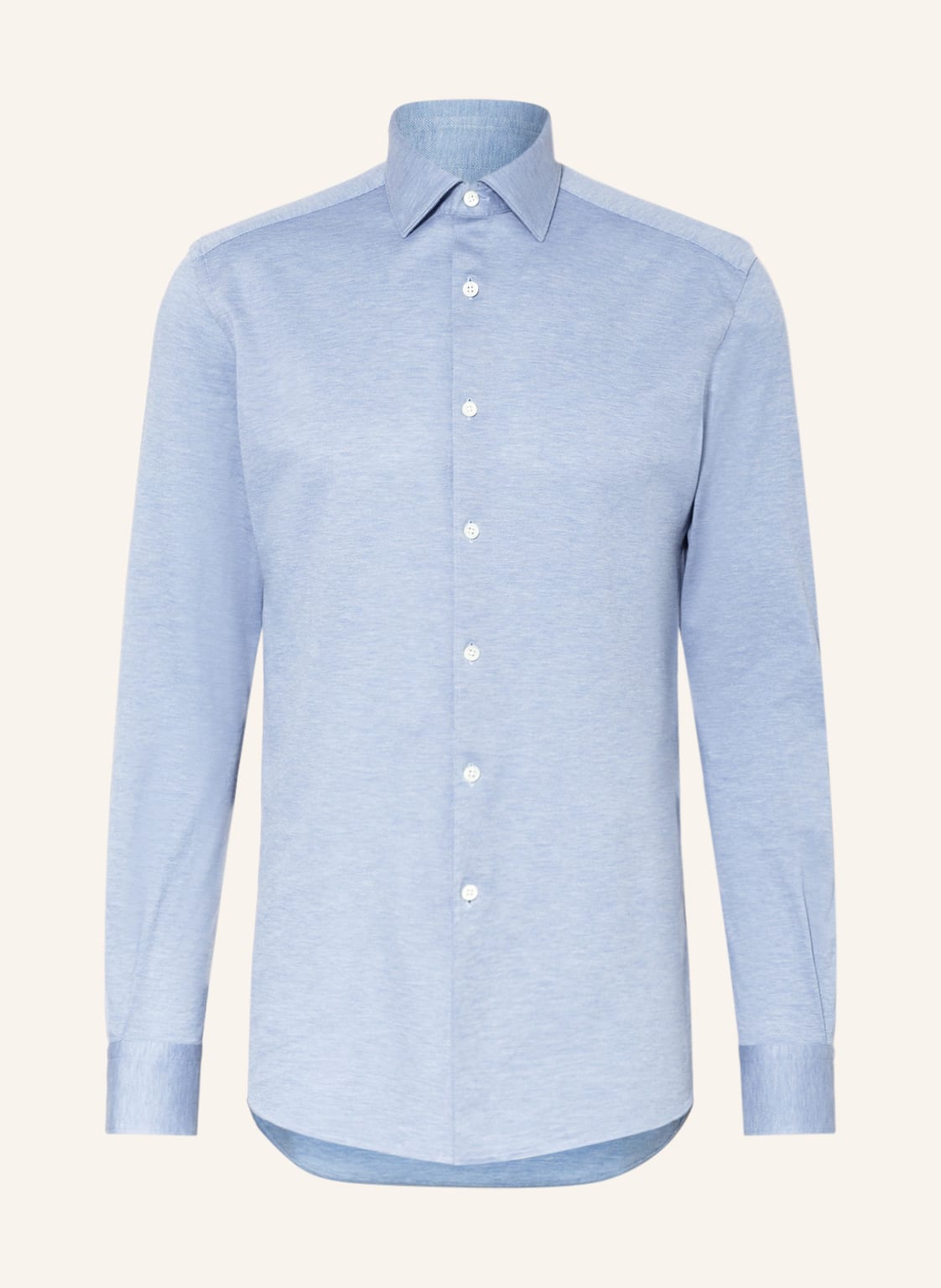 Image of Zegna Jerseyhemd Regular Fit blau