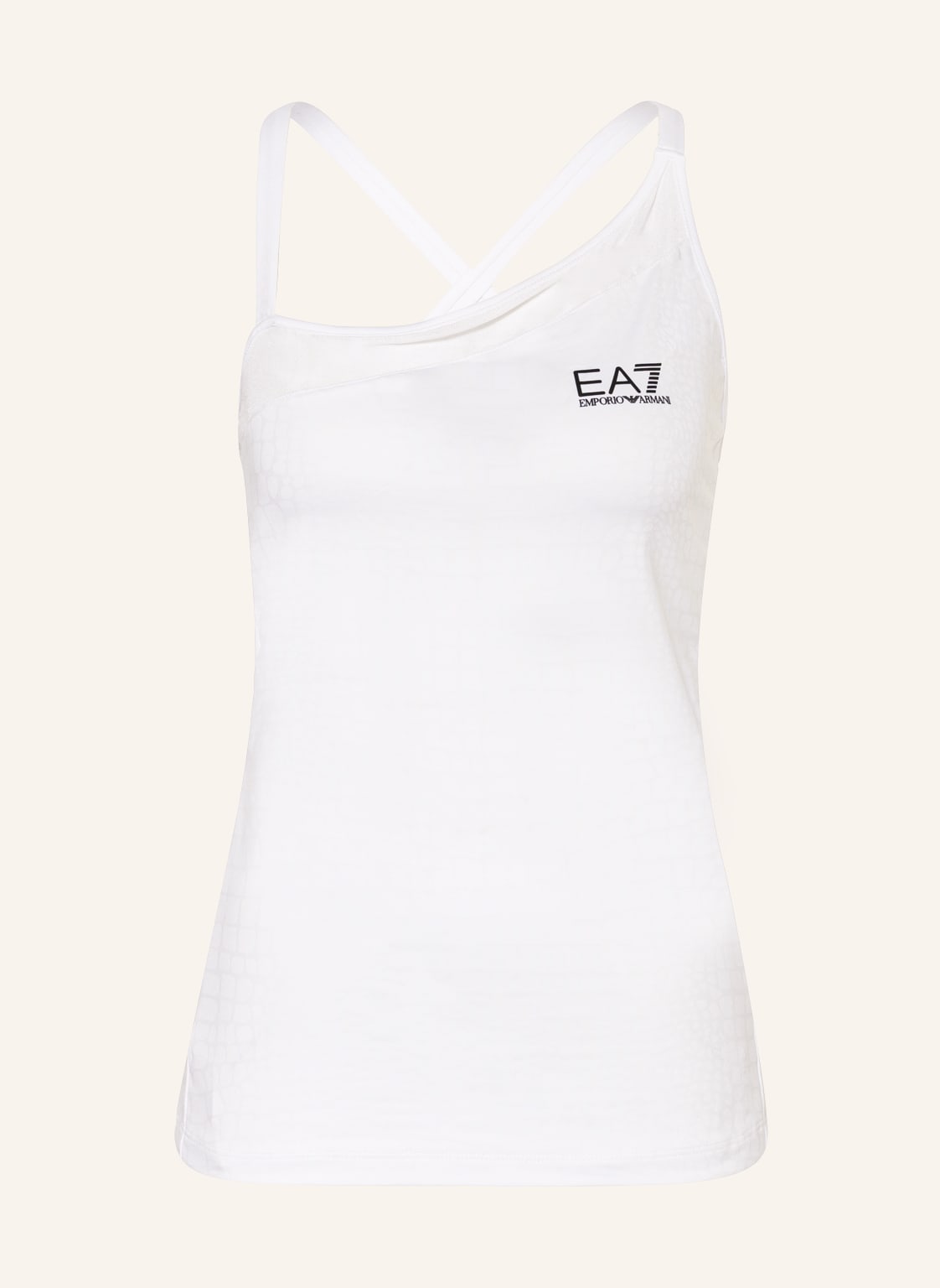 Image of ea7 Emporio Armani Tanktop Mit Mesh weiss
