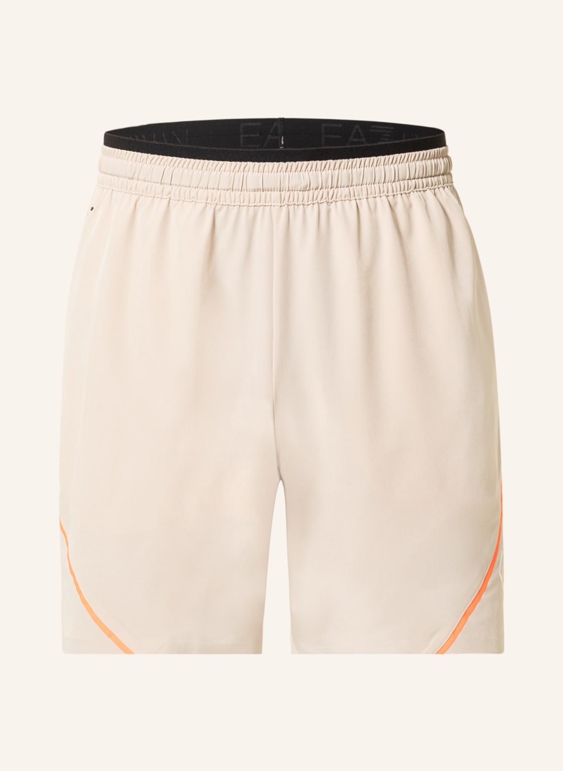 Image of ea7 Emporio Armani Trainingsshorts beige