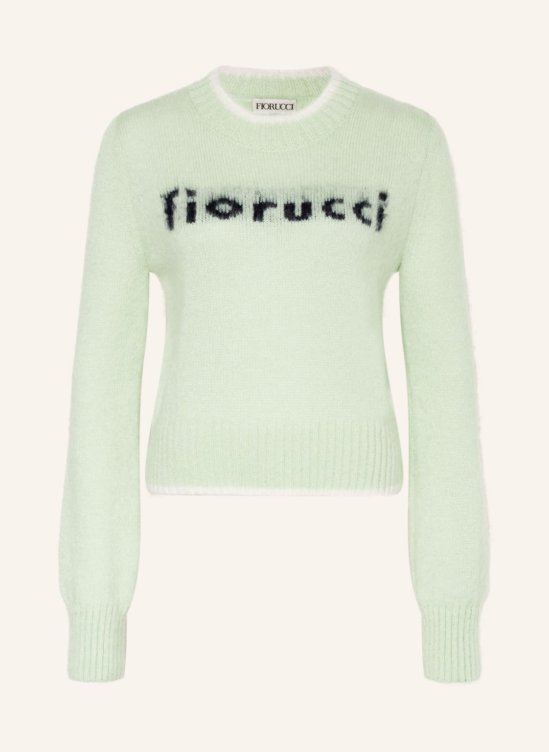 Image of Fiorucci Pullover Mit Mohair gruen