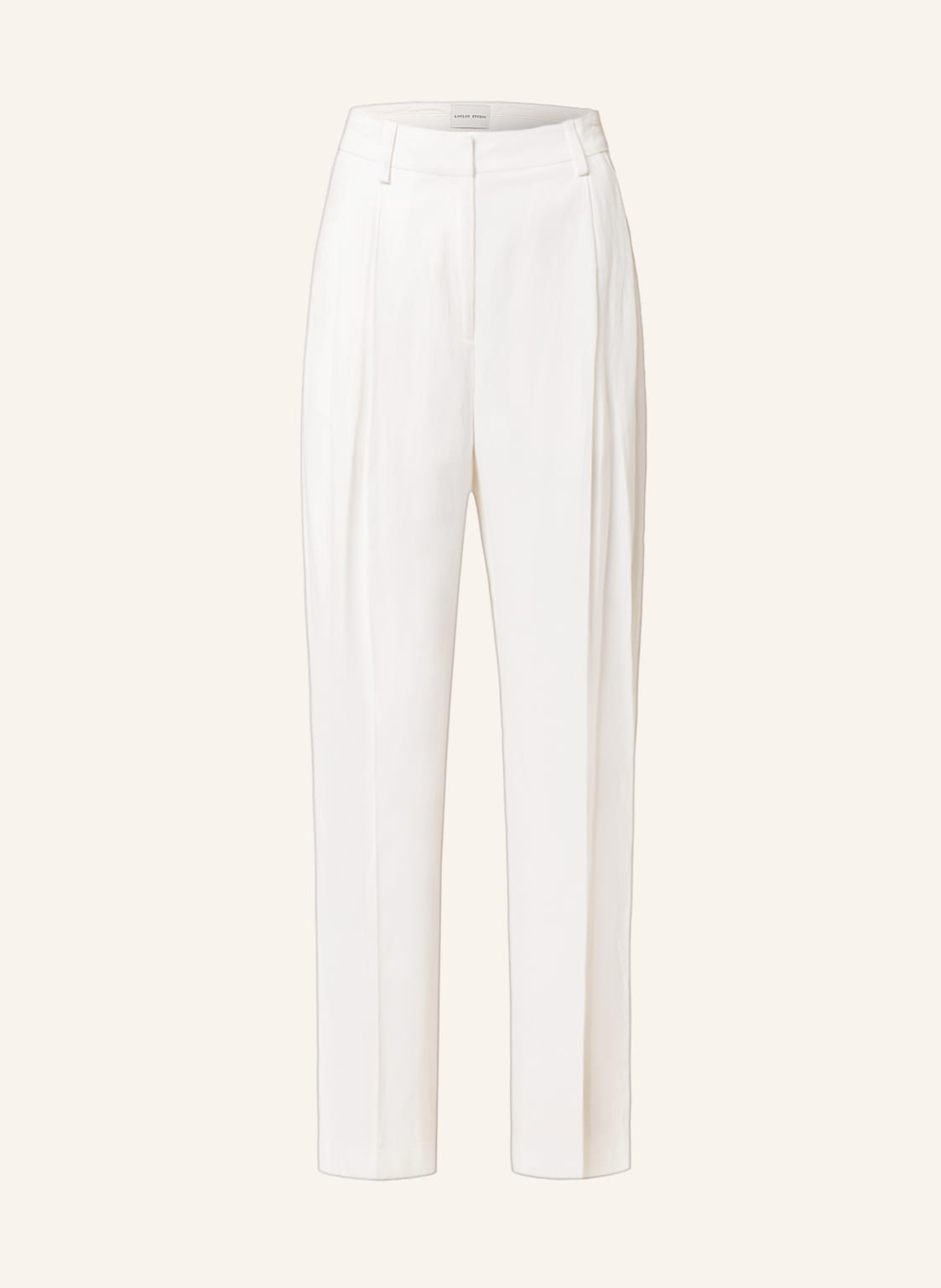 Image of Loulou Studio Marlenehose Cadar weiss