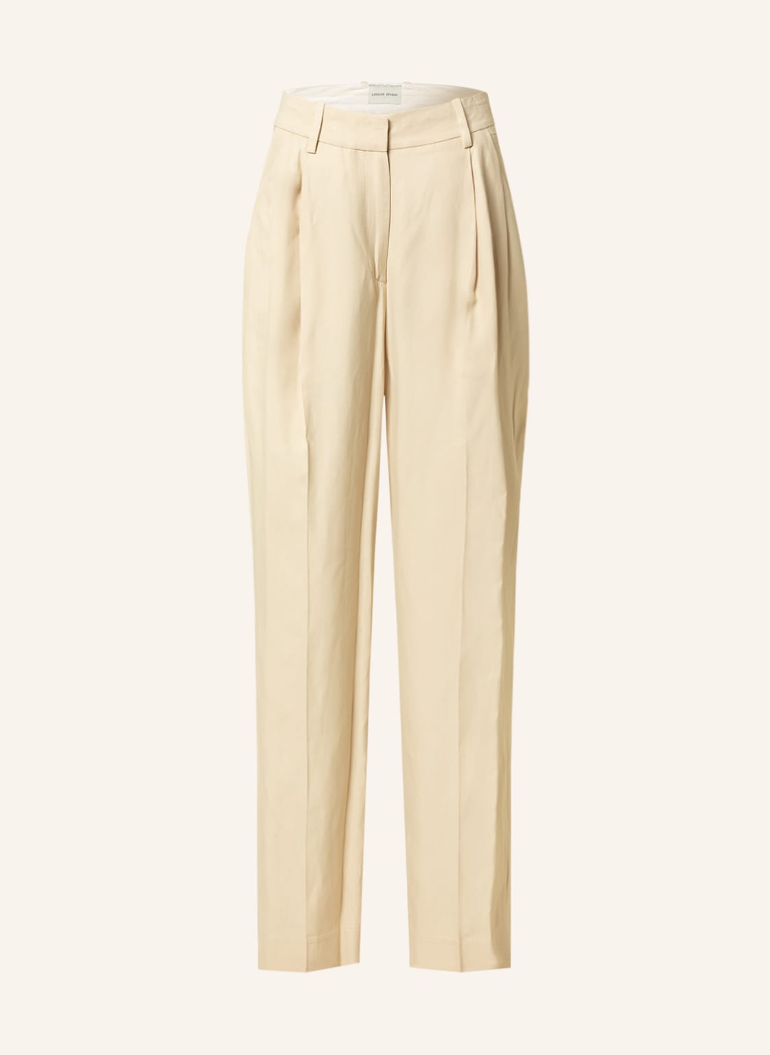 Image of Loulou Studio Marlenehose Cadar beige