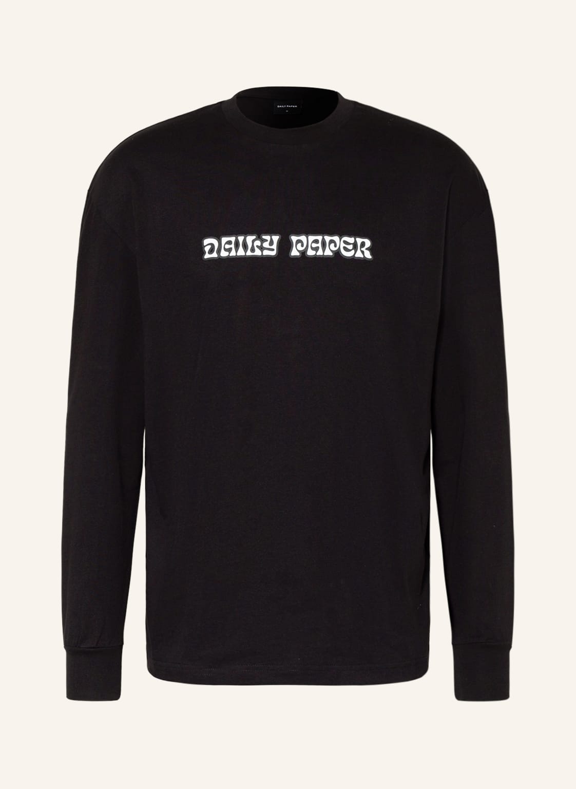 Image of Daily Paper Longsleeve Pertas schwarz