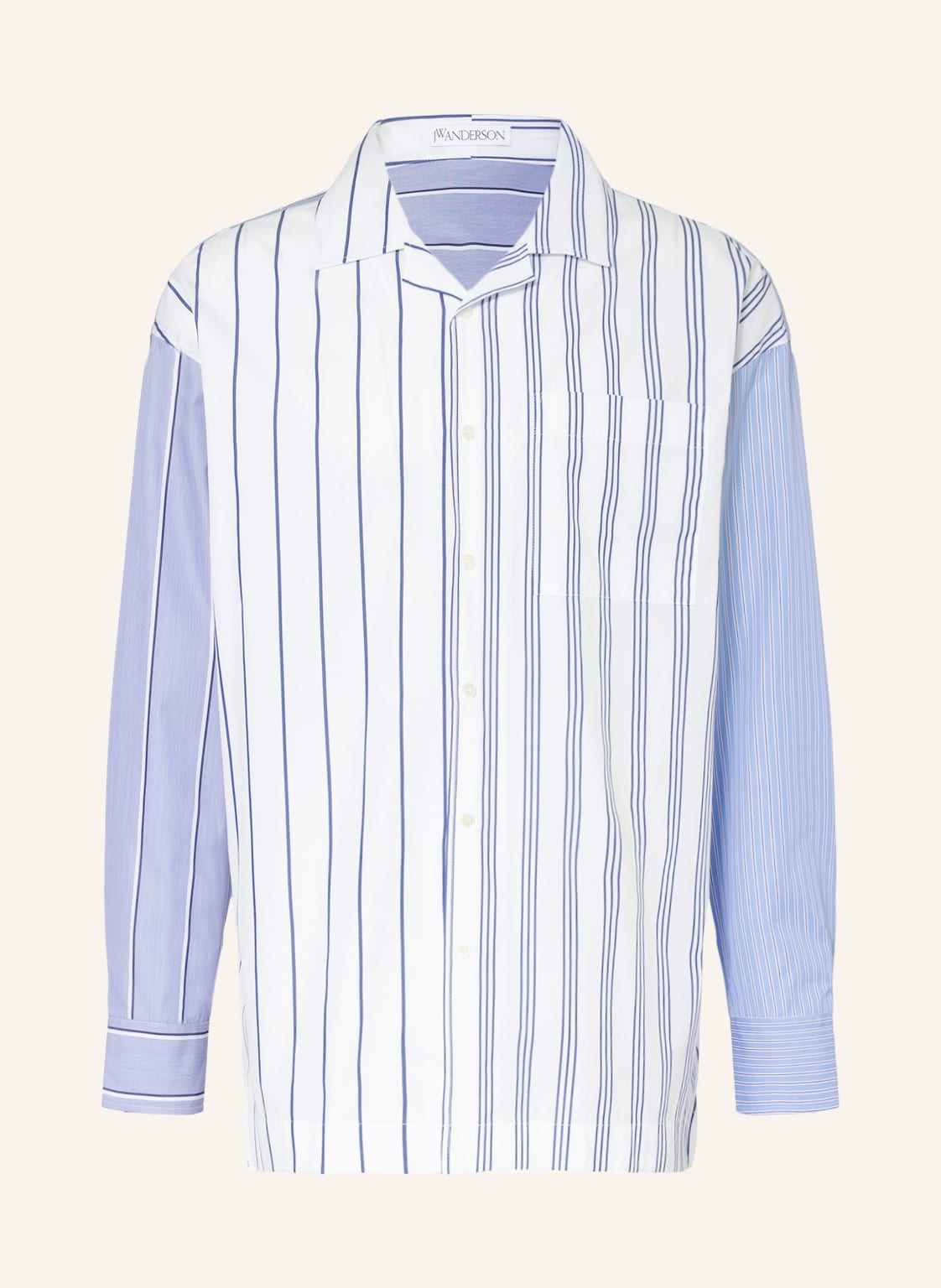 Image of Jw Anderson Hemd Relaxed Fit blau