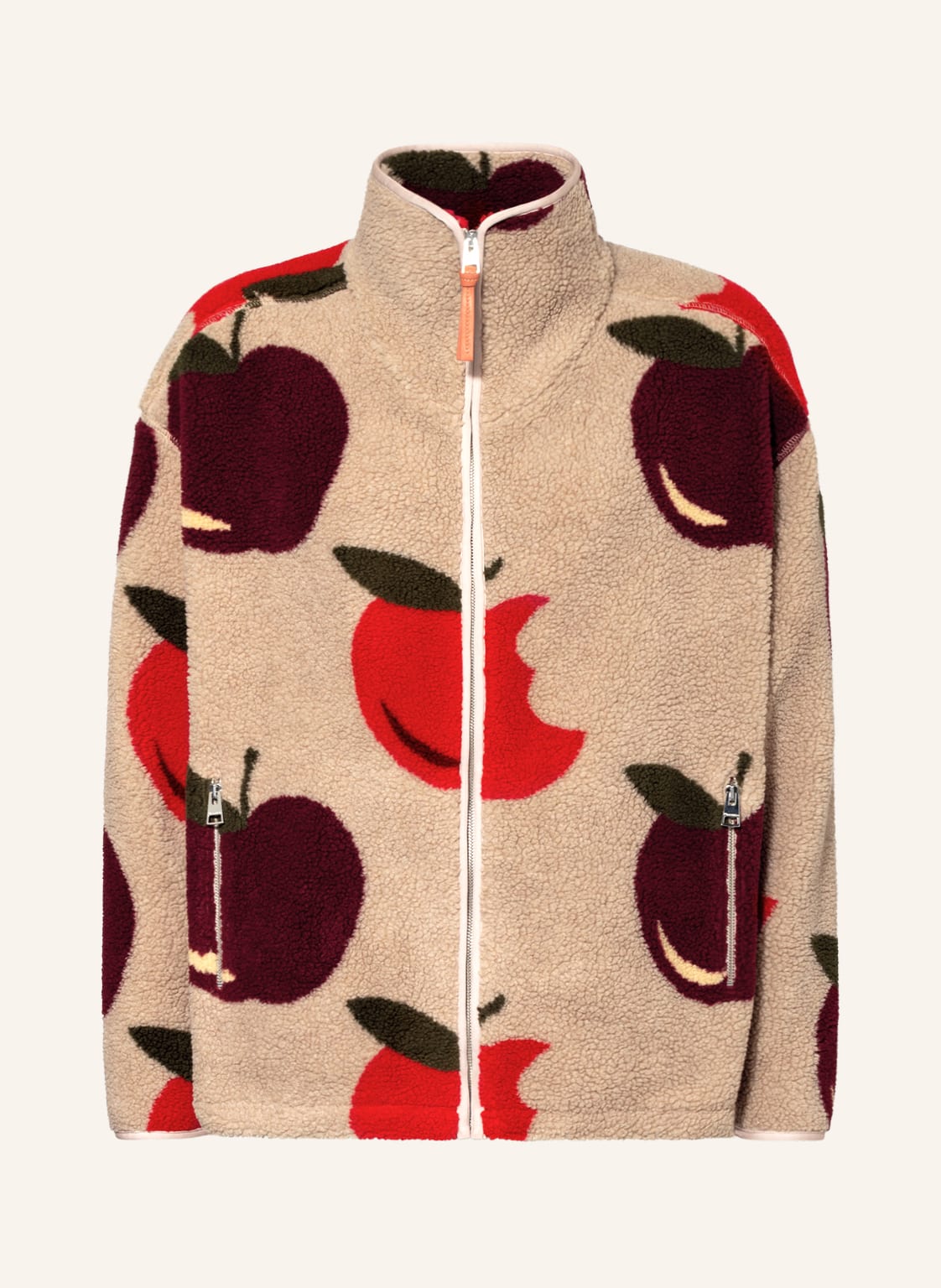 Image of Jw Anderson Teddyfell-Jacke beige