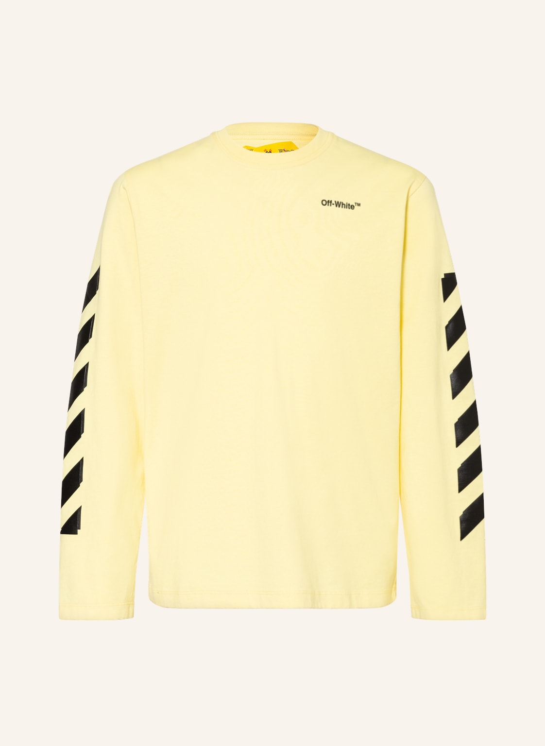 Image of Off-White Longsleeve gelb