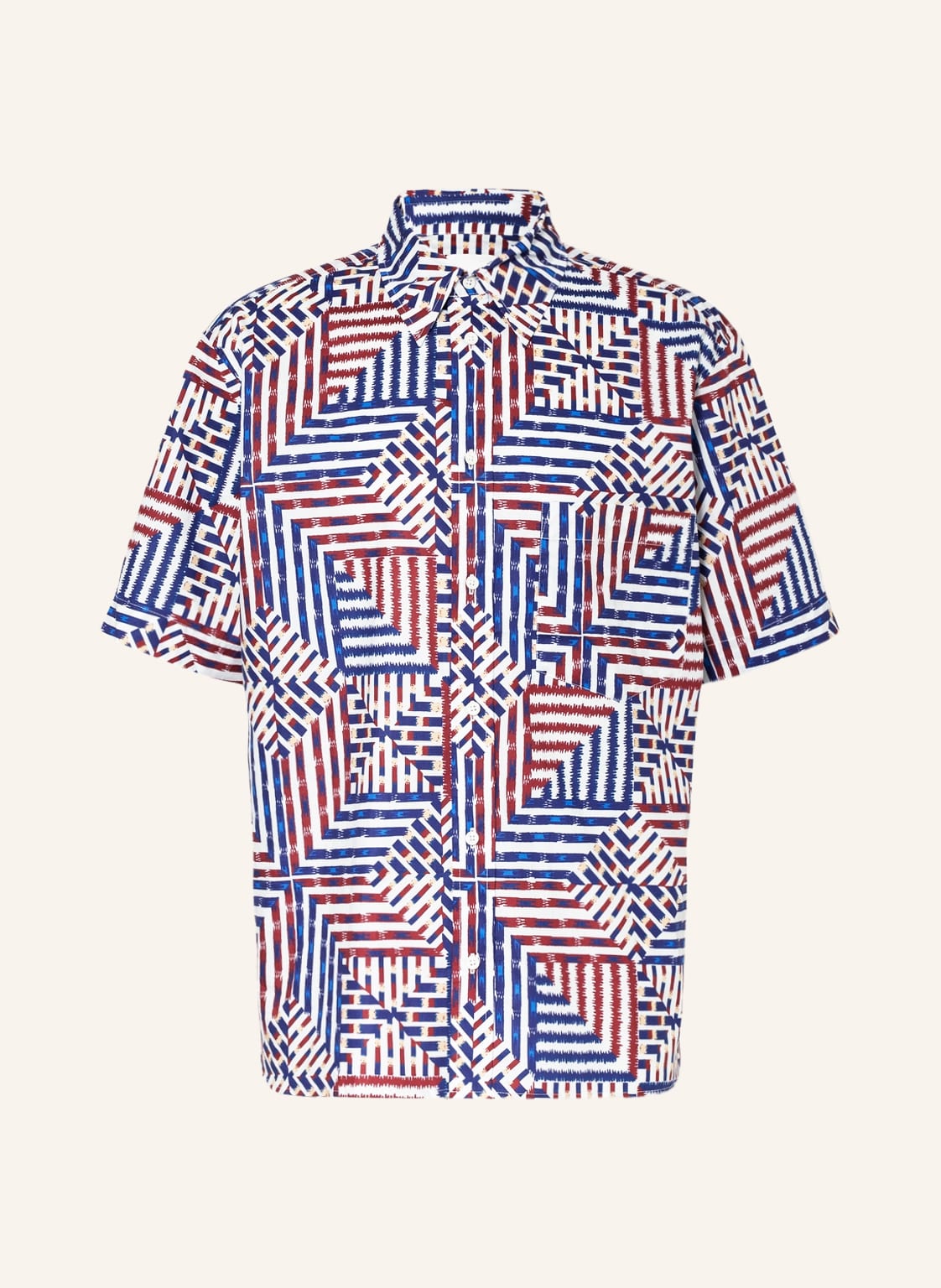 Image of Isabel Marant Resorthemd Ebilio Comfort Fit blau