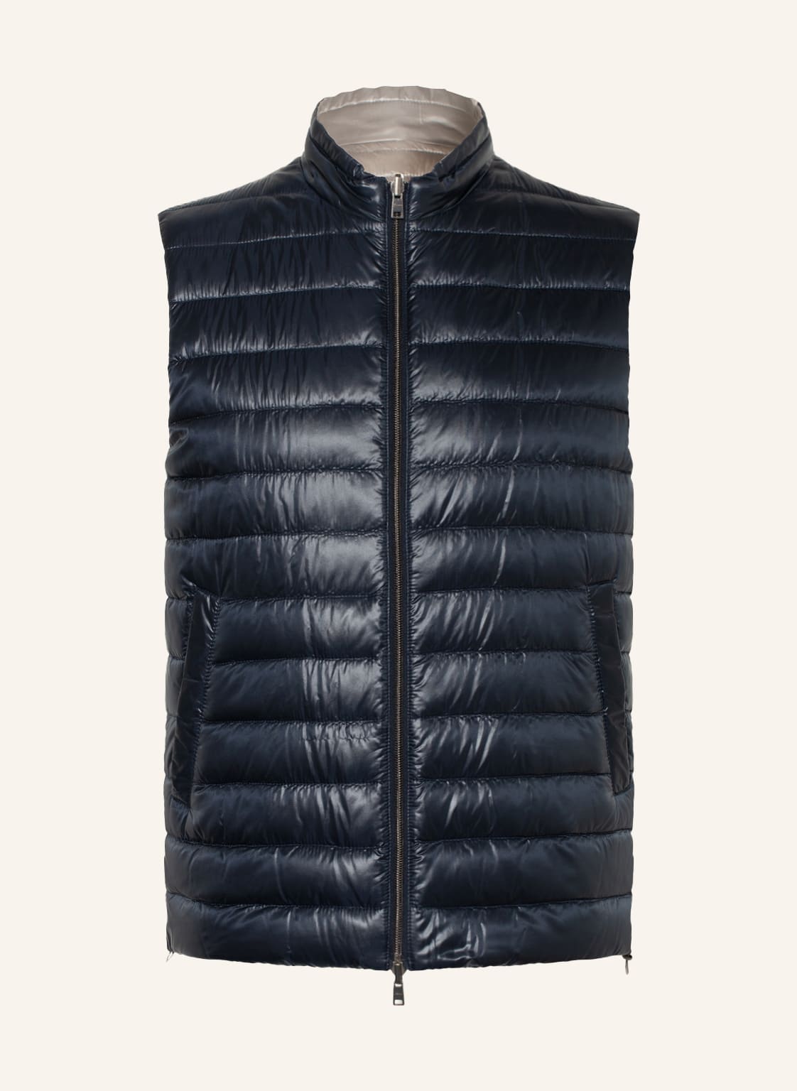 Image of Herno Lightweight-Daunenweste Zum Wenden blau