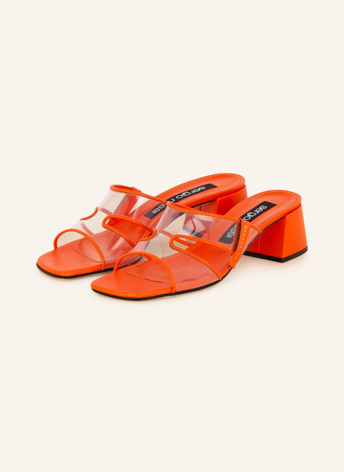 Image of Sergio Rossi Mules orange