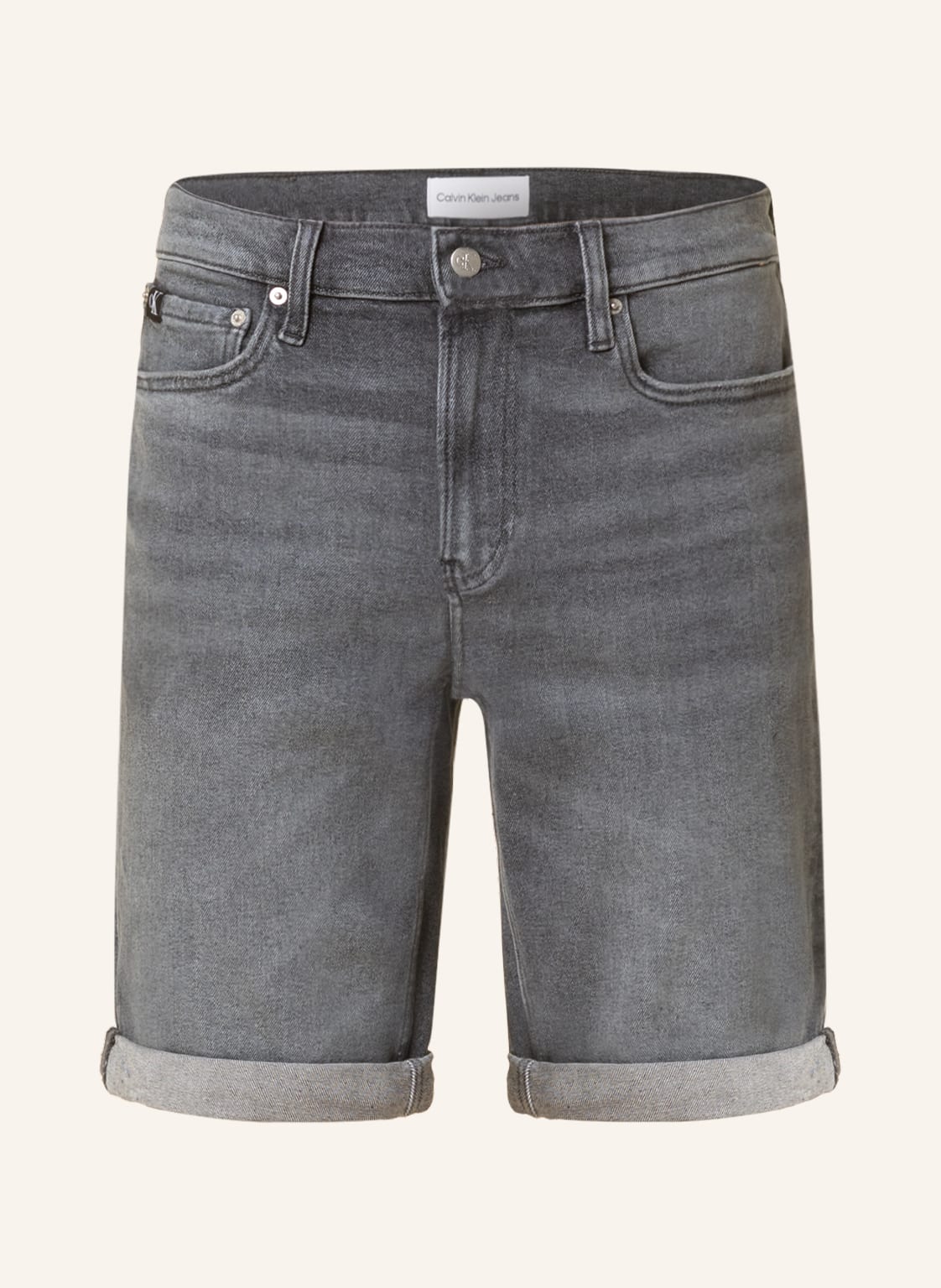 Image of Calvin Klein Jeans Jeansshorts Slim Fit grau