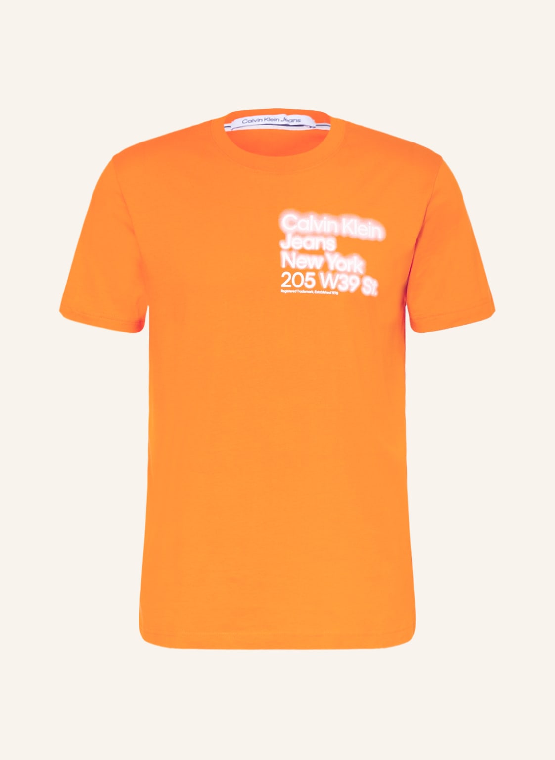 Image of Calvin Klein Jeans T-Shirt orange