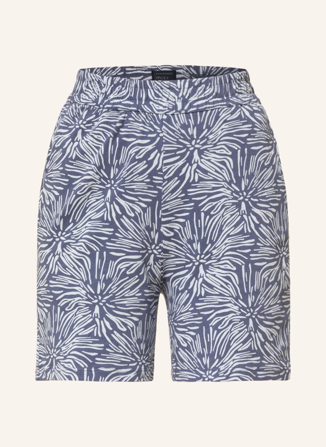 Image of Schiesser Schlafshorts Mix+Realx blau