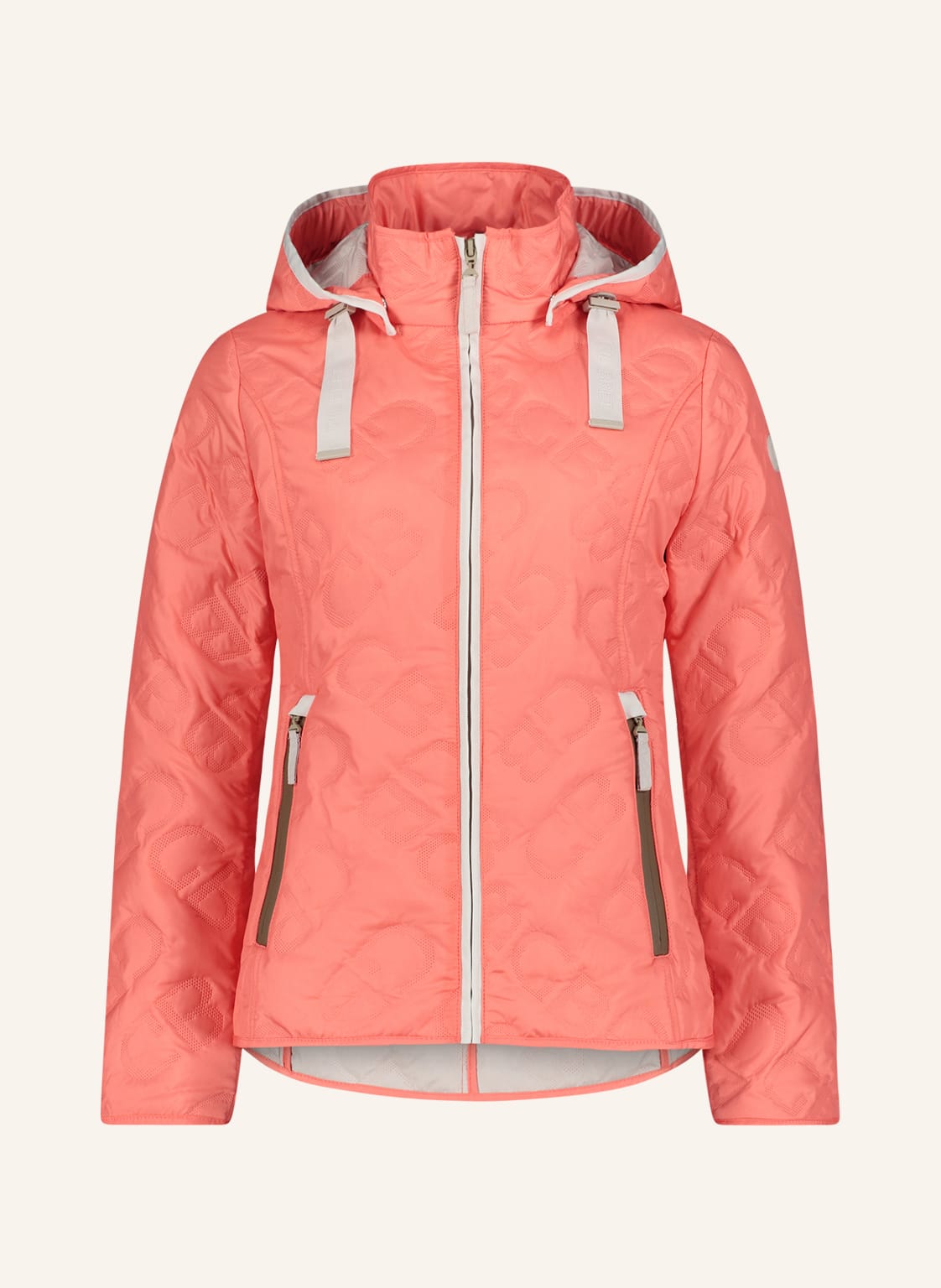 Image of Gil Bret Steppjacke Mit Abnehmbarer Kapuze rot