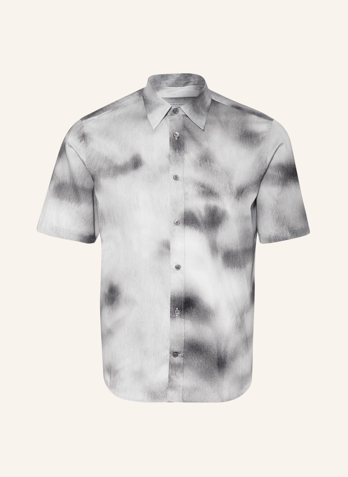 Image of Tiger Of Sweden Kurzarm-Hemd Enree Regular Fit grau