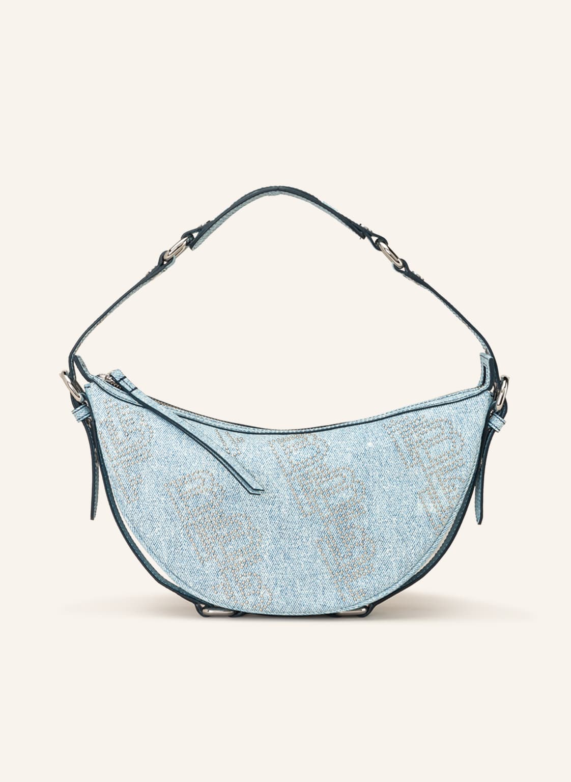 Image of By Far Schultertasche Gib blau