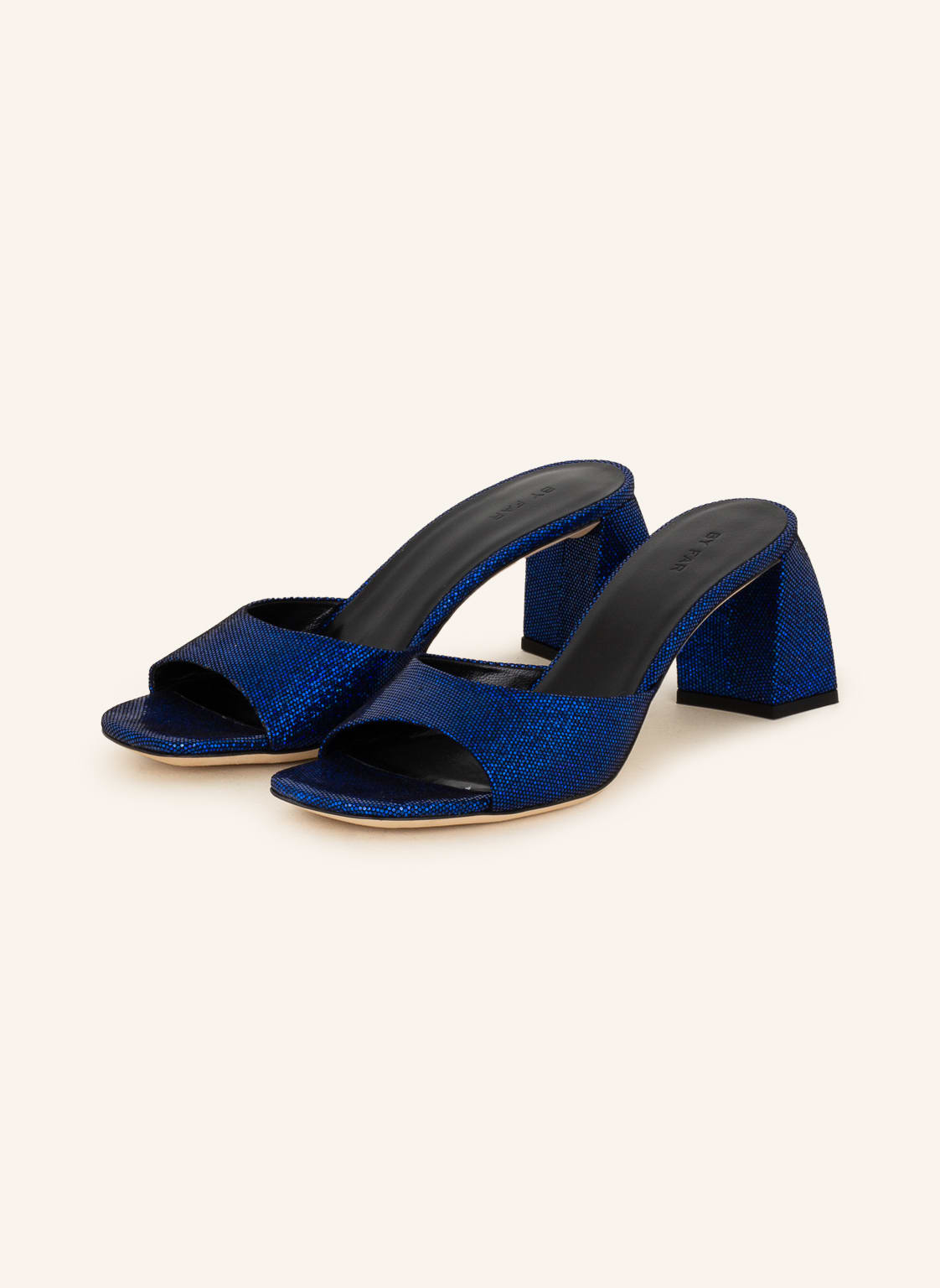 Image of By Far Mules Romy blau