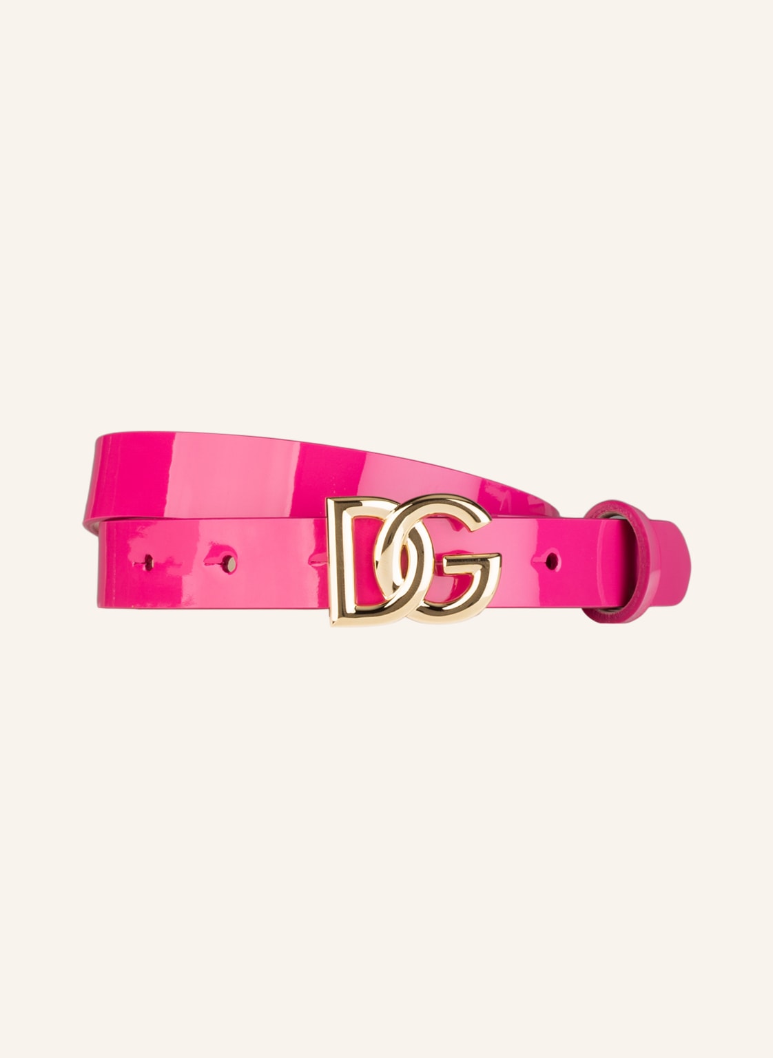 Image of Dolce & Gabbana Ledergürtel pink