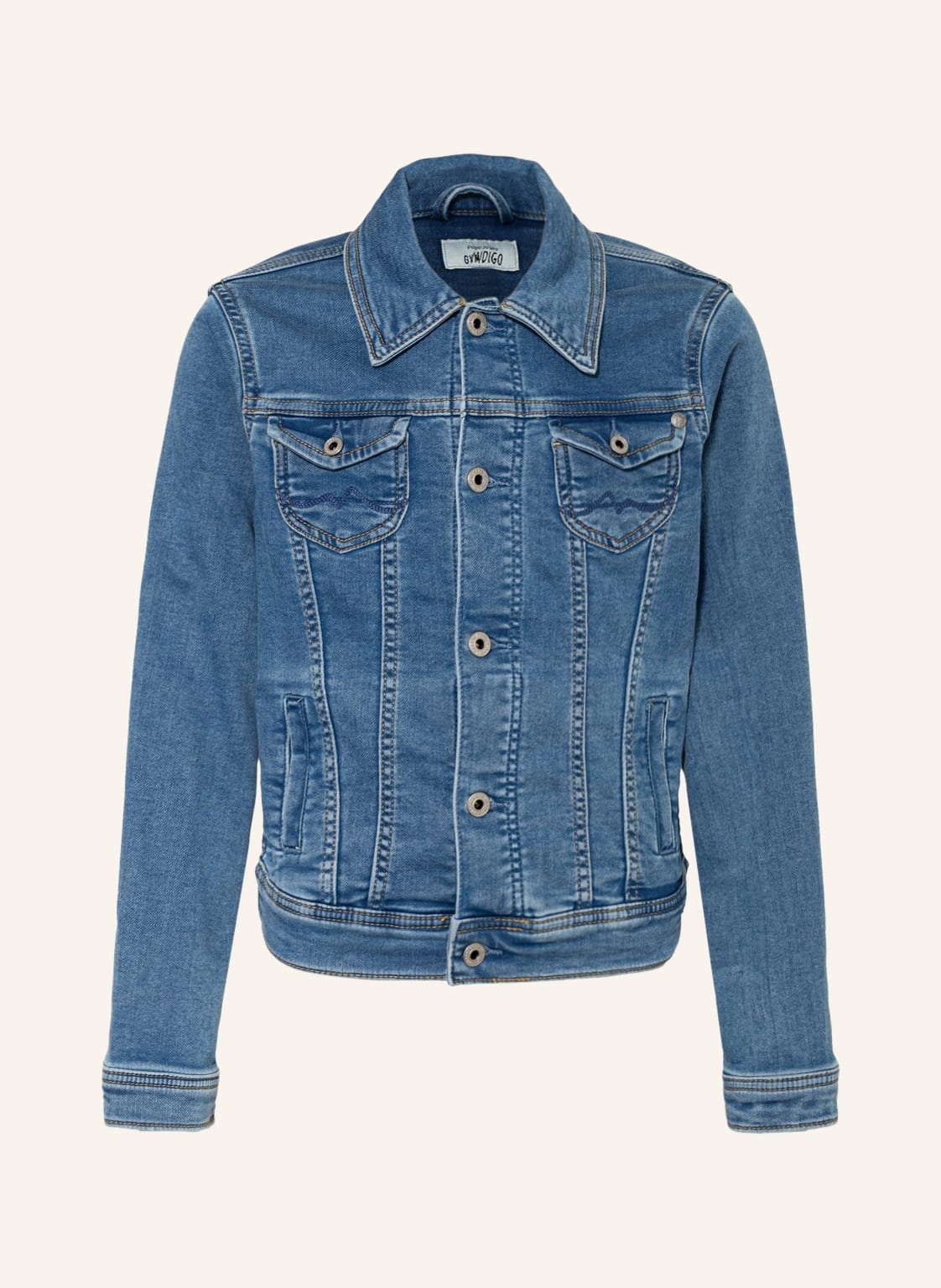 Image of Pepe Jeans Jeansjacke New Berry blau