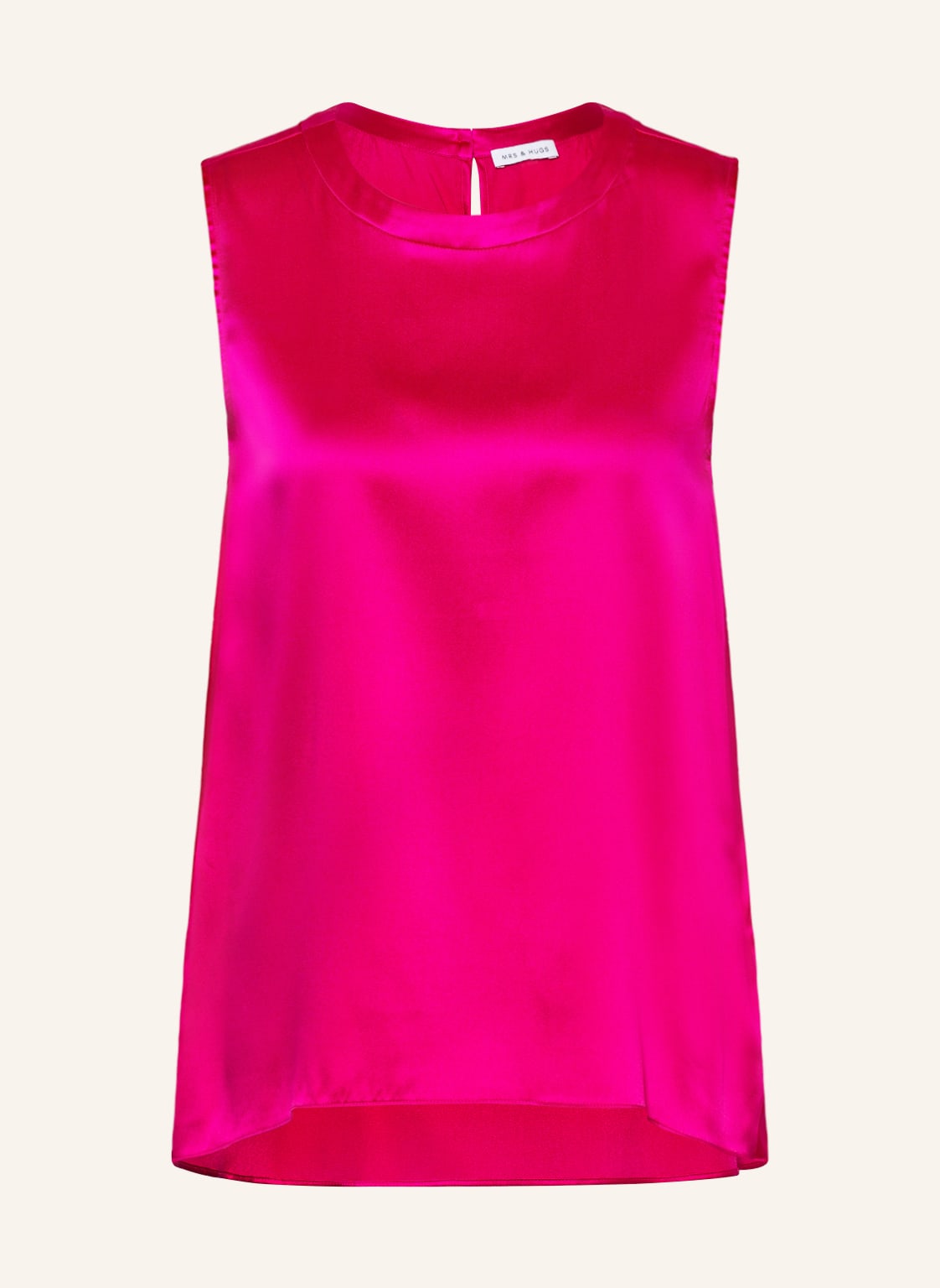 Image of Mrs & Hugs Blusentop Aus Seide pink