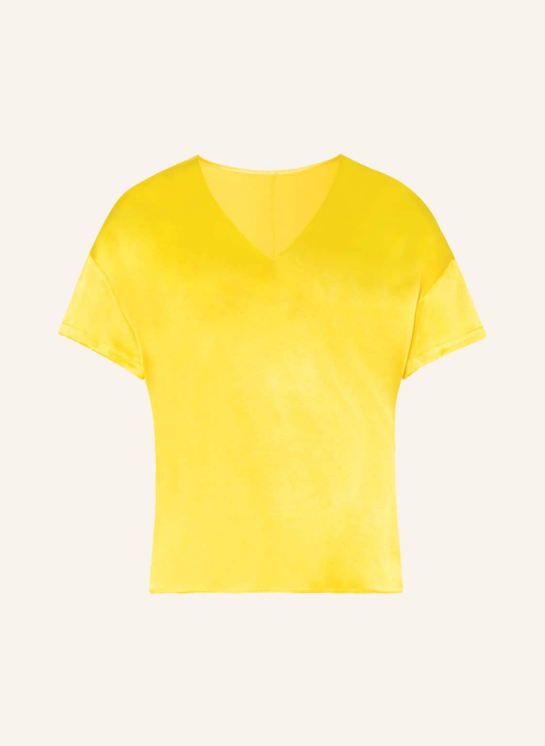 Image of Mrs & Hugs Blusenshirt Aus Seide gelb