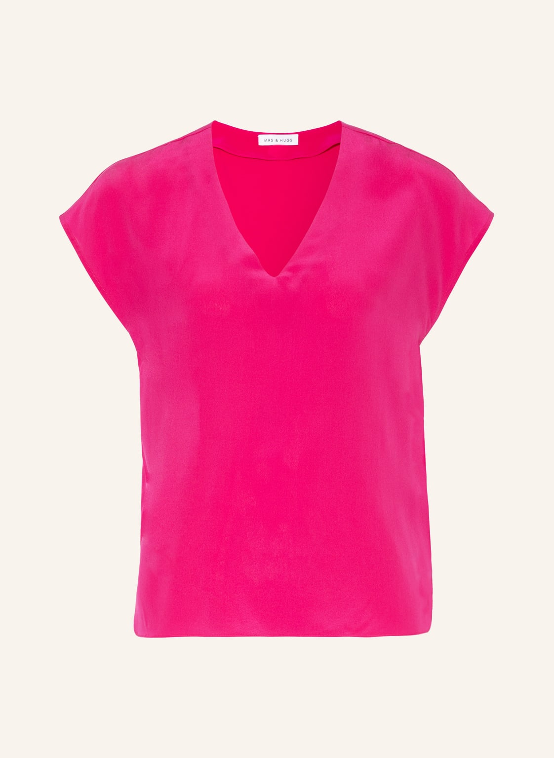 Image of Mrs & Hugs Blusenshirt Aus Seide pink