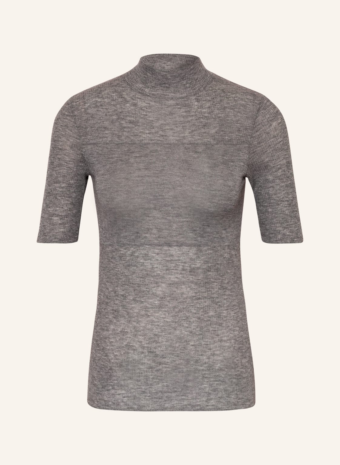 Image of Wolford Strickshirt Air Wool grau
