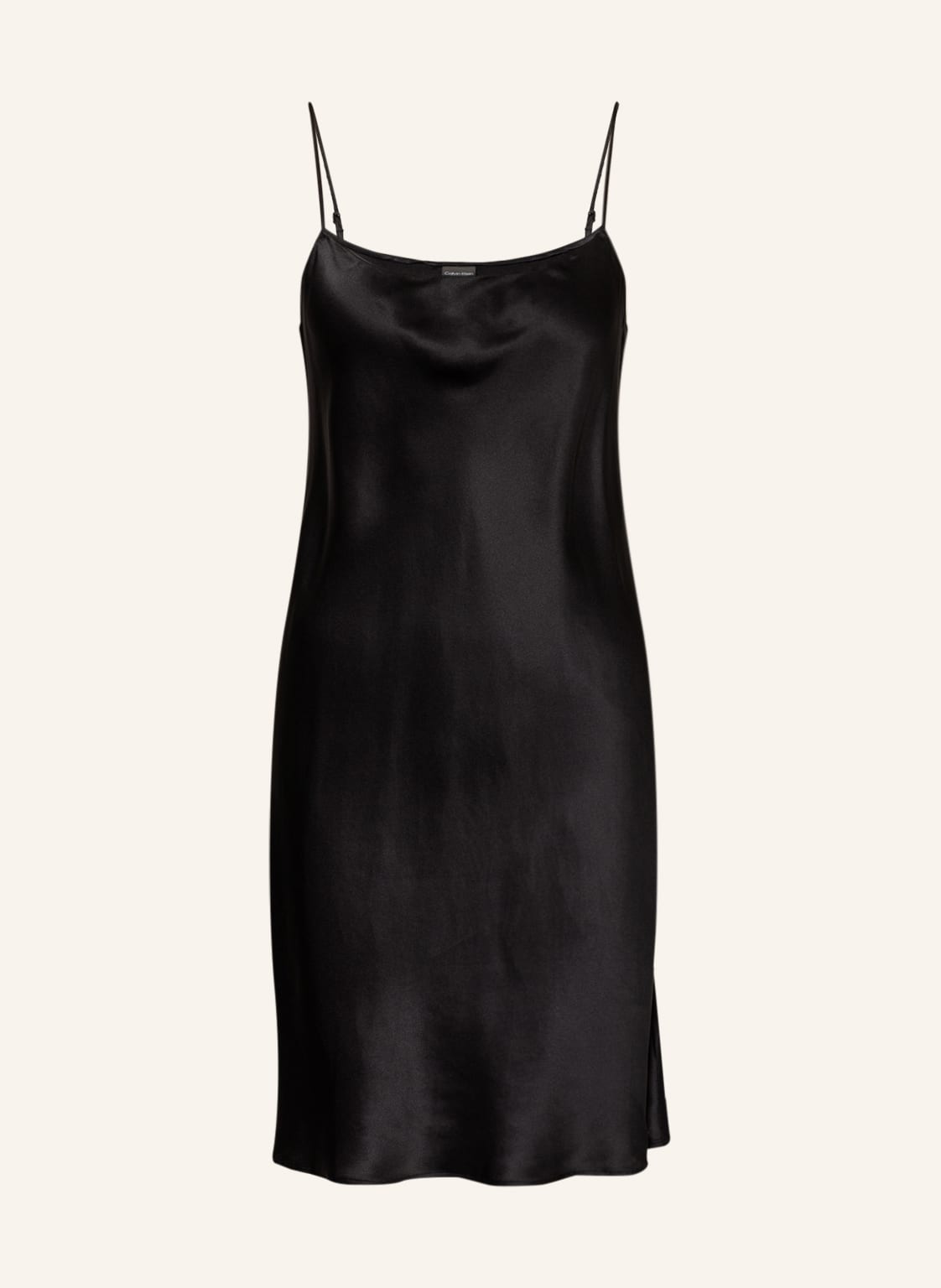 Image of Calvin Klein Negligé Ck Black Lounge Aus Seide schwarz