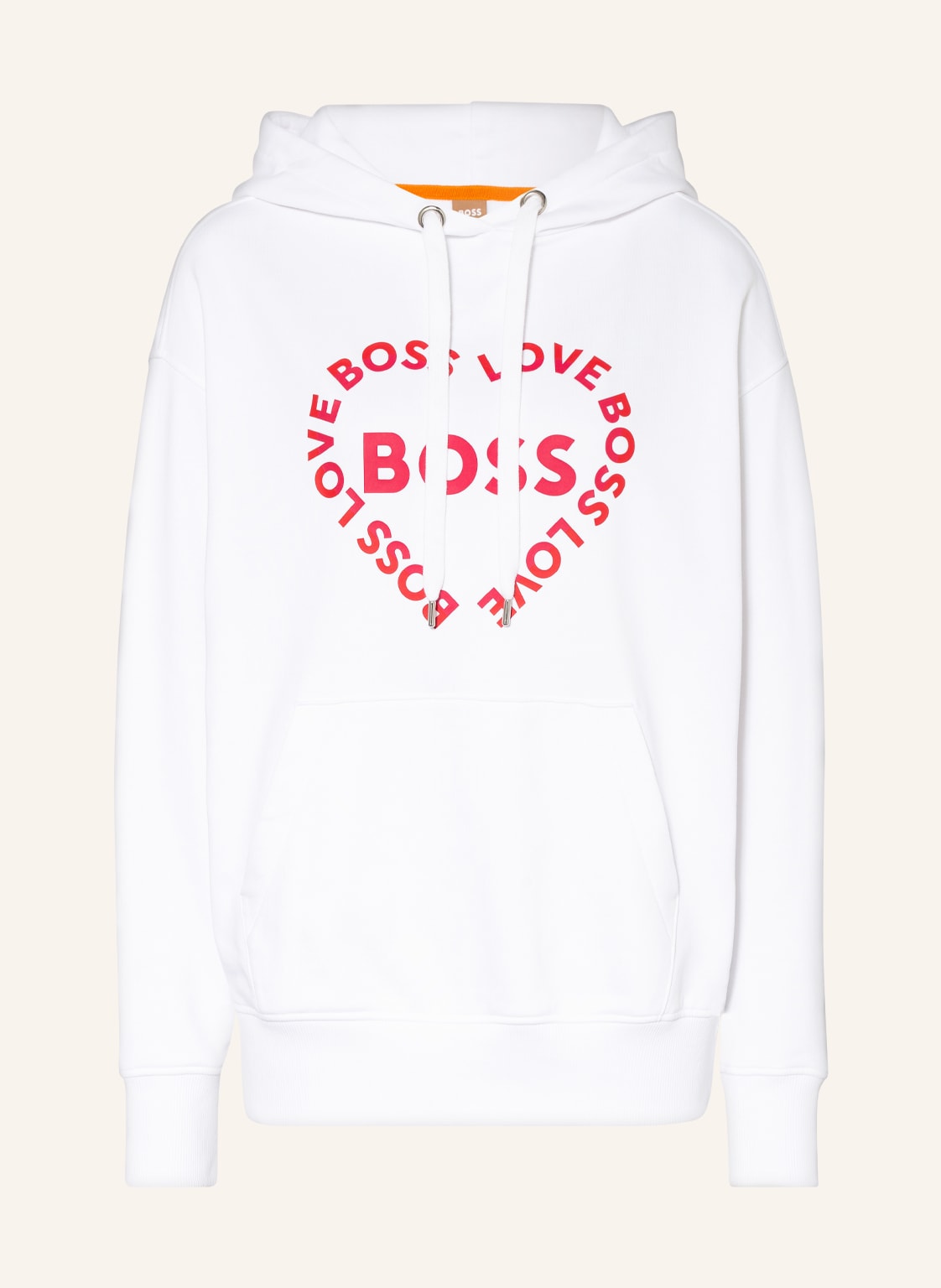 Image of Boss Hoodie Etea weiss